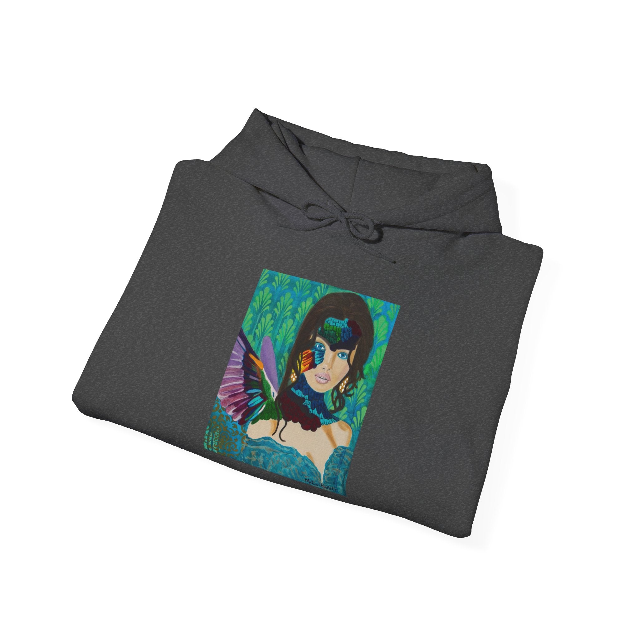 Hummingbird Lady | Unisex Heavy Blend™ Hooded Sweatshirt