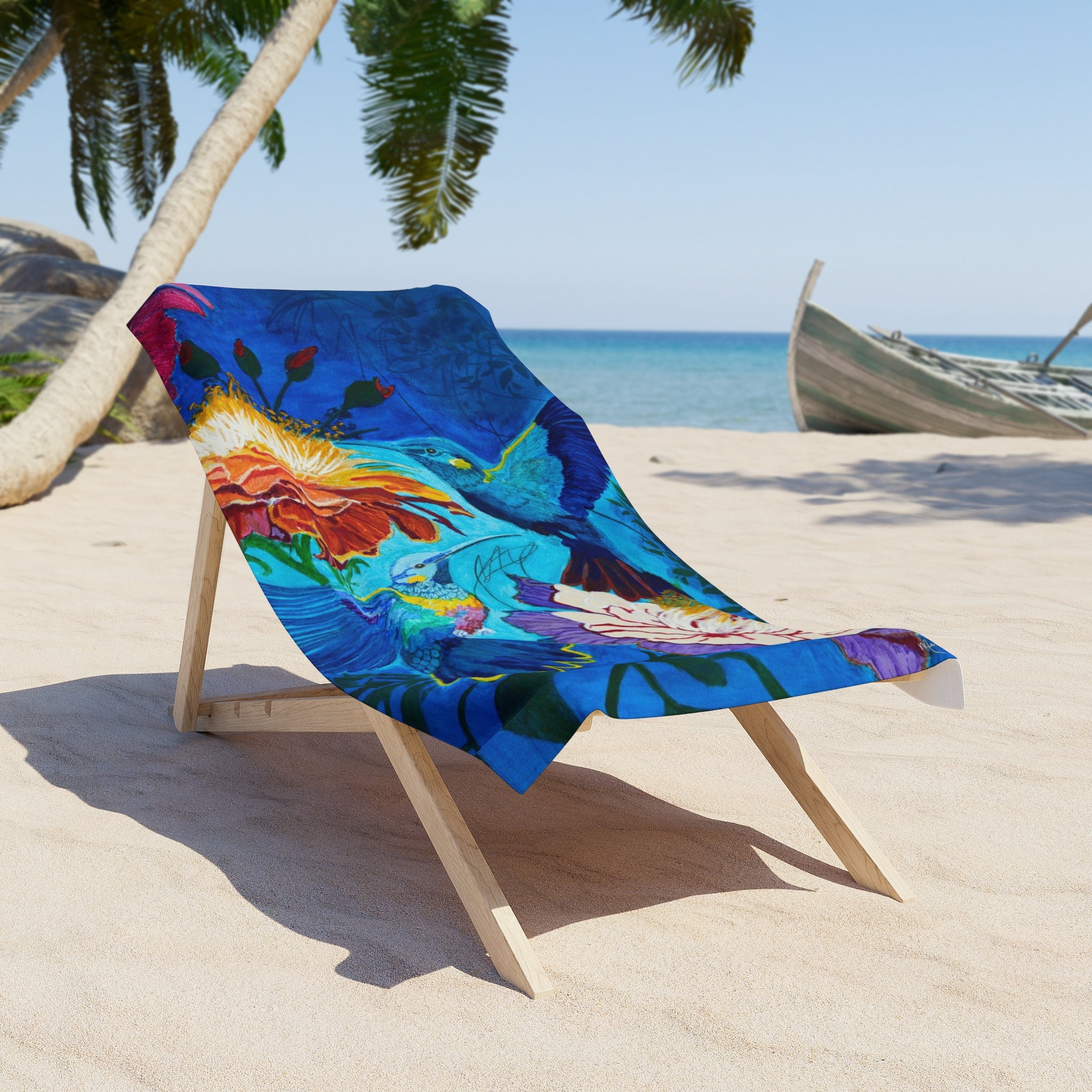 Pair of Hummingbirds | Beach Towel