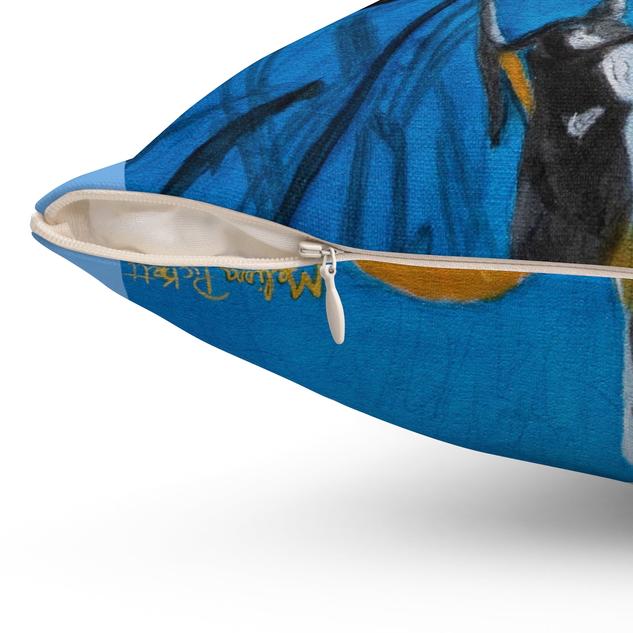 Eastern Blue Bird | Spun Polyester Square Pillow