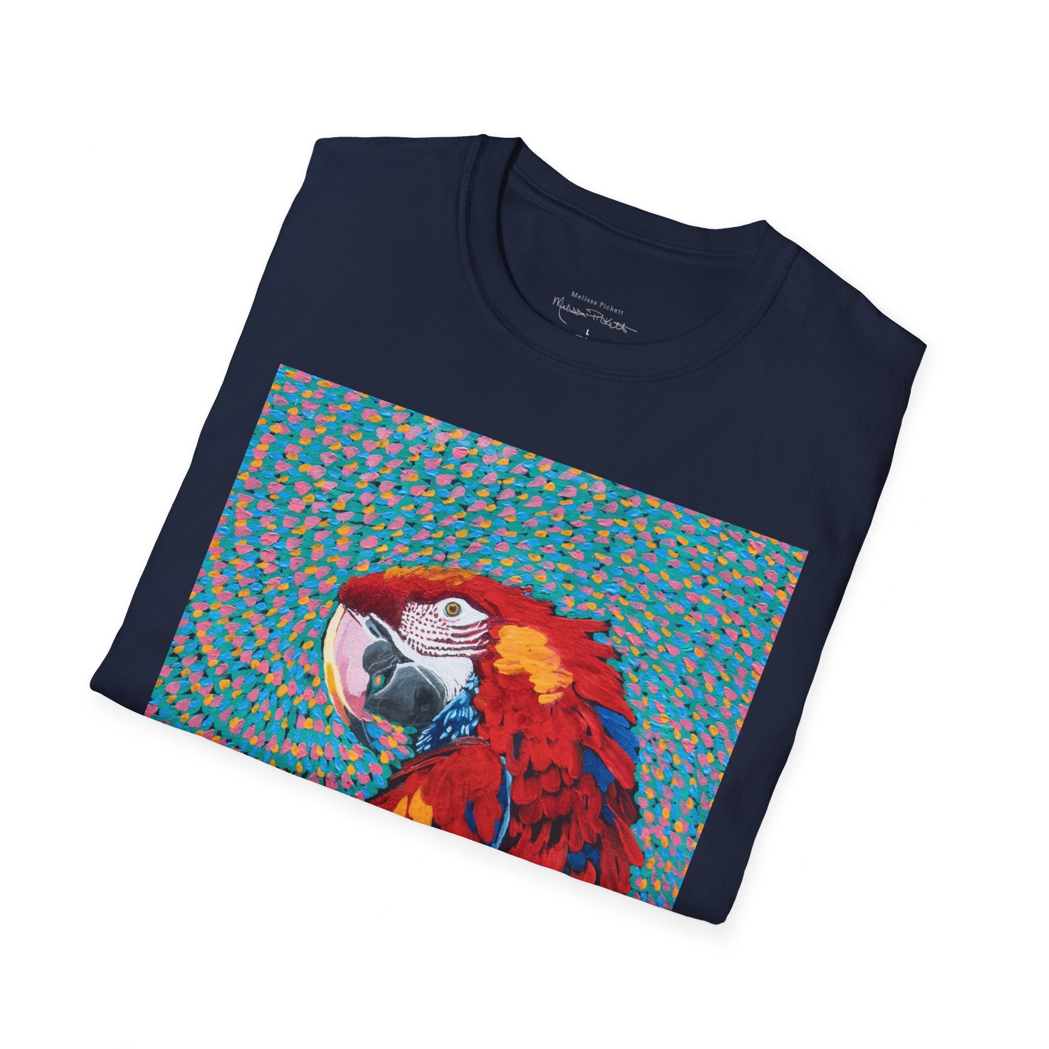 Scarlet Spiral/Directional Scarlet | Unisex Softstyle T-Shirt