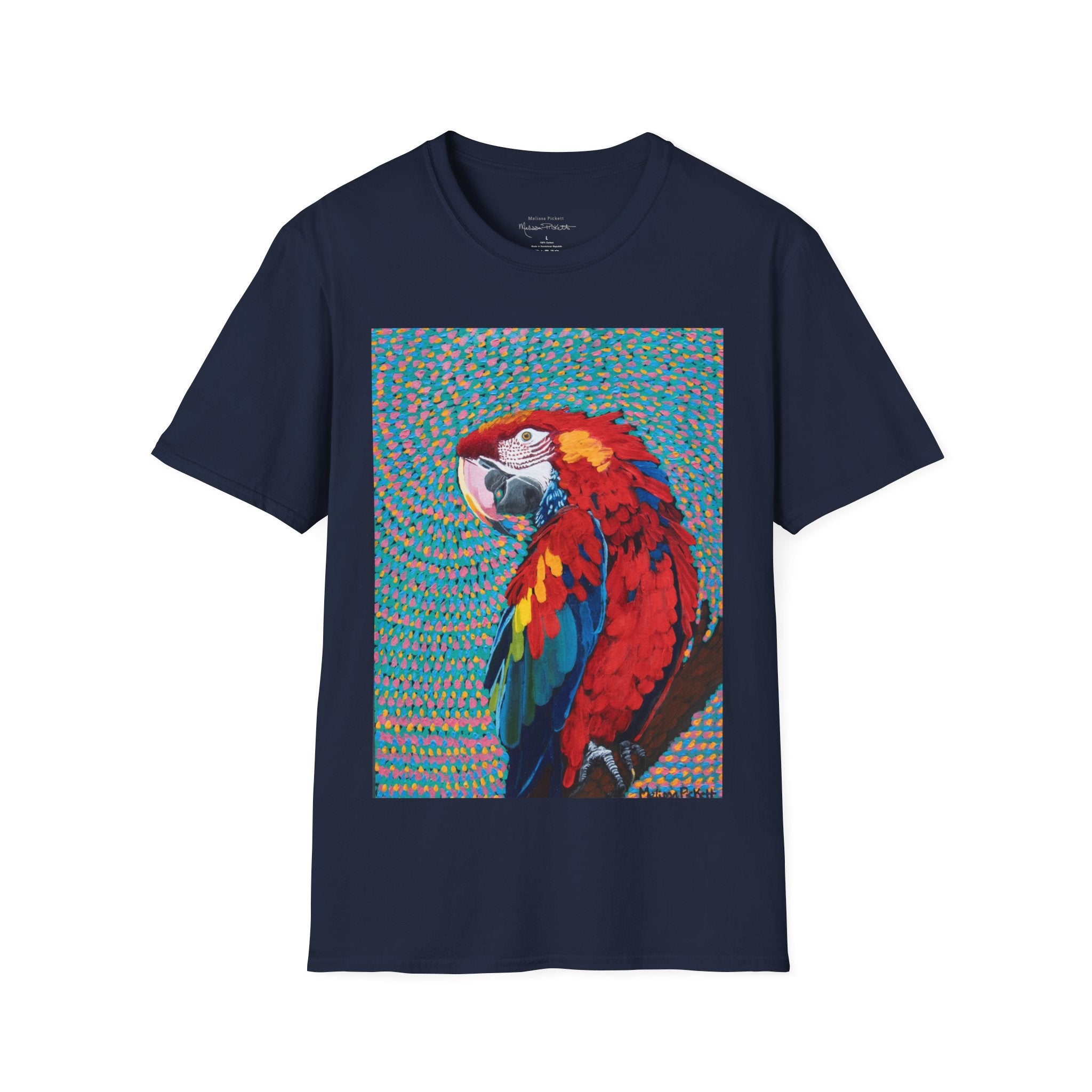Scarlet Spiral/Directional Scarlet | Unisex Softstyle T-Shirt
