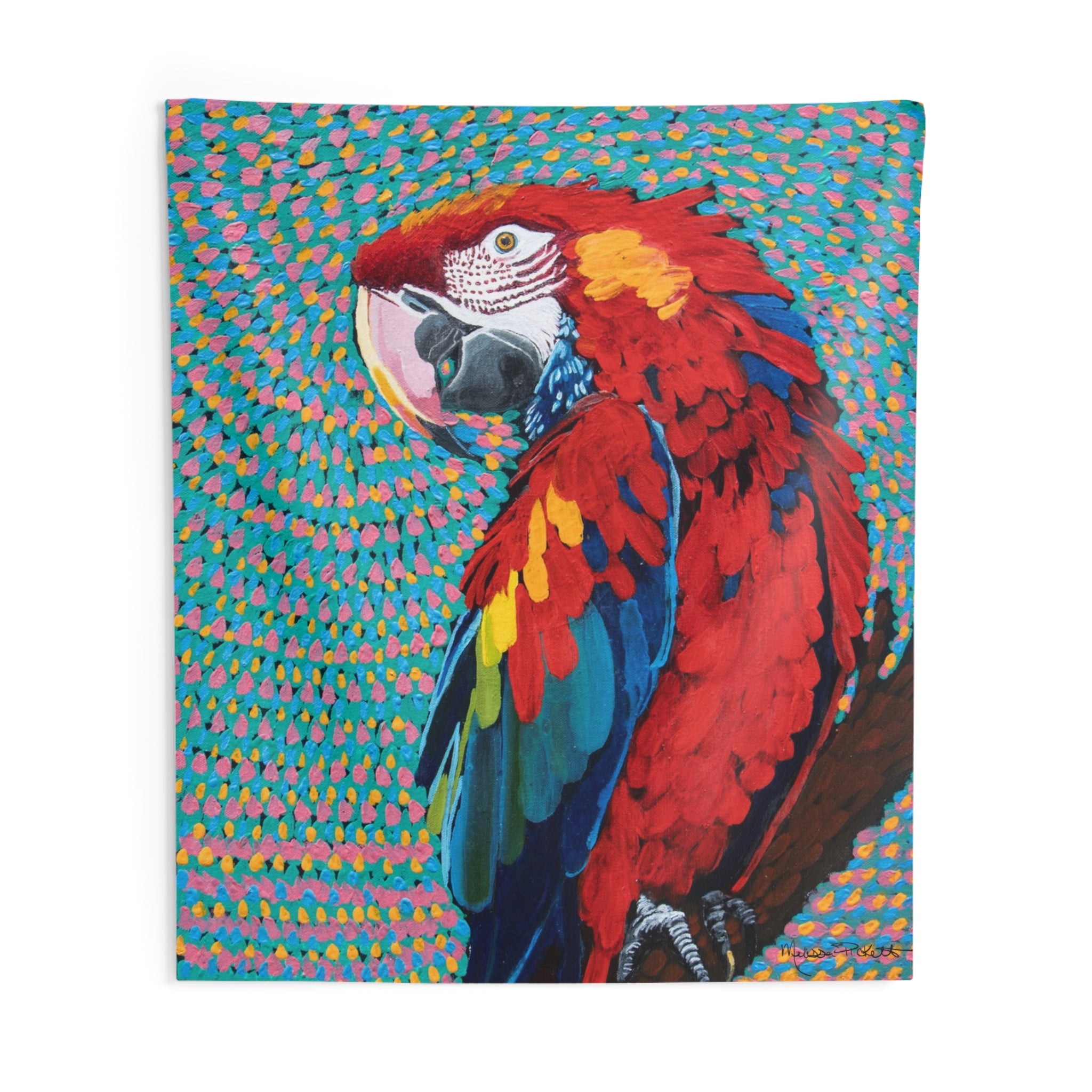 Scarlet Spiral | Indoor Wall Tapestries