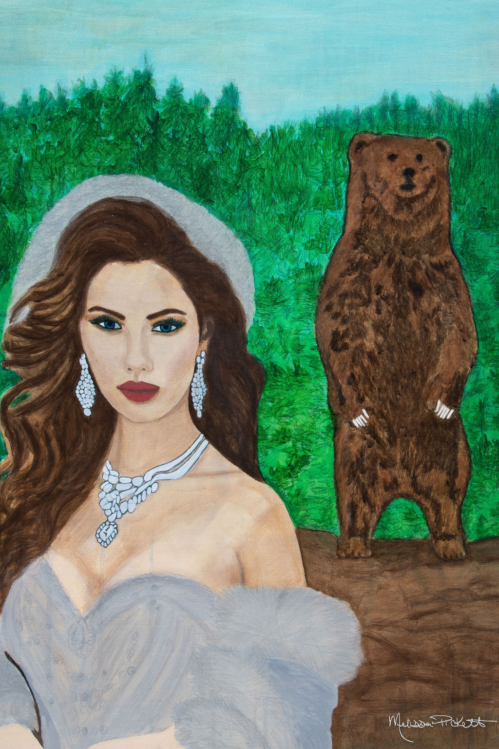 Woman & Bear