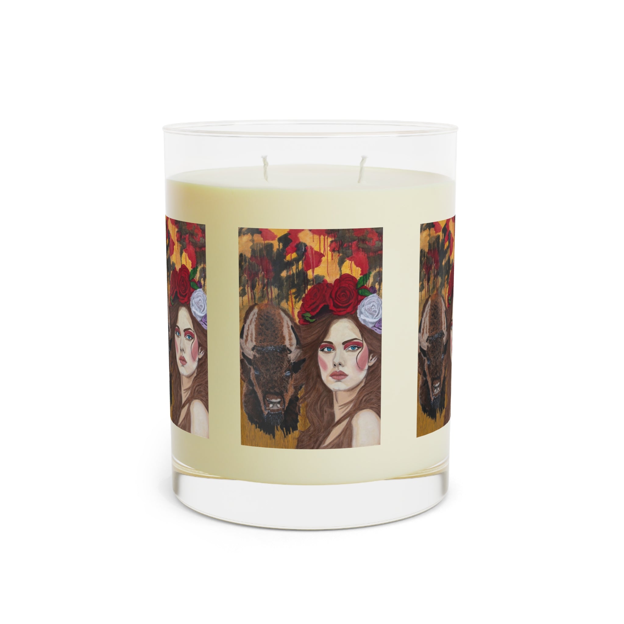 Woman & Bison | Scented Candle - Full Glass, 11oz