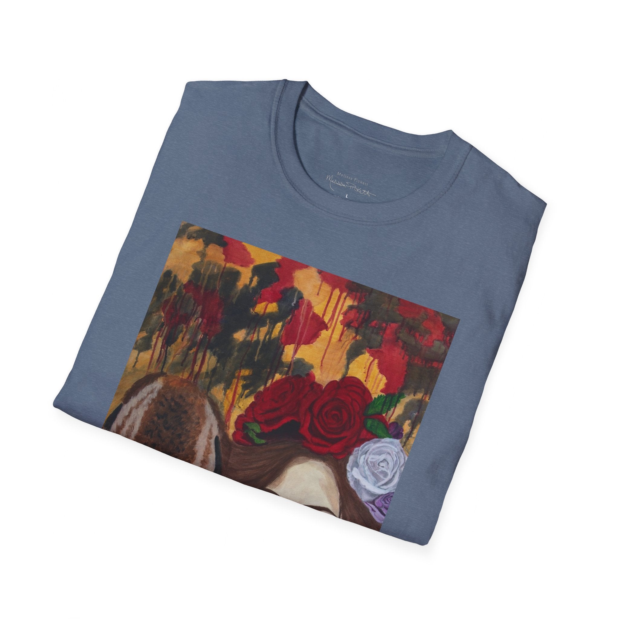 Woman & Bison | Unisex Softstyle T-Shirt