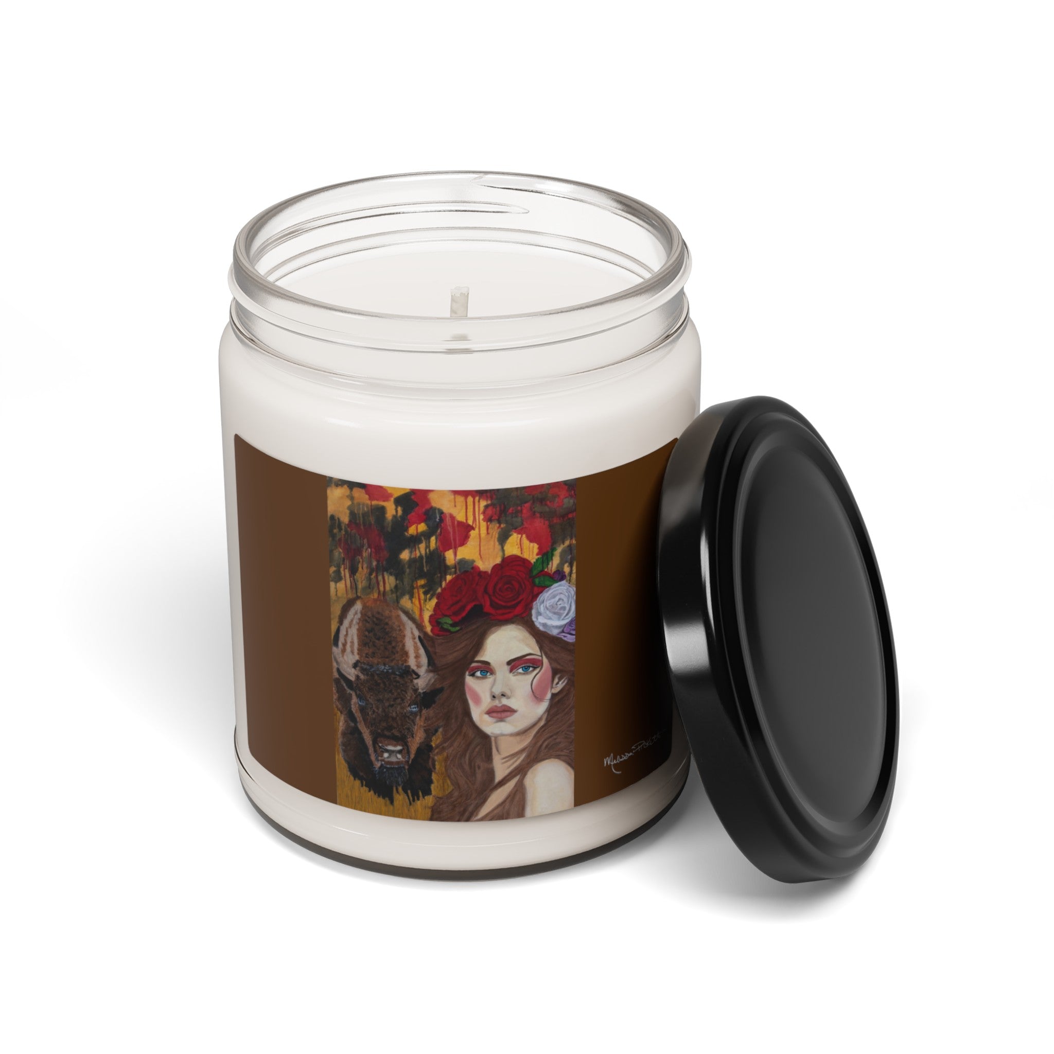 Woman & Bison | Scented Soy Candle, 9oz