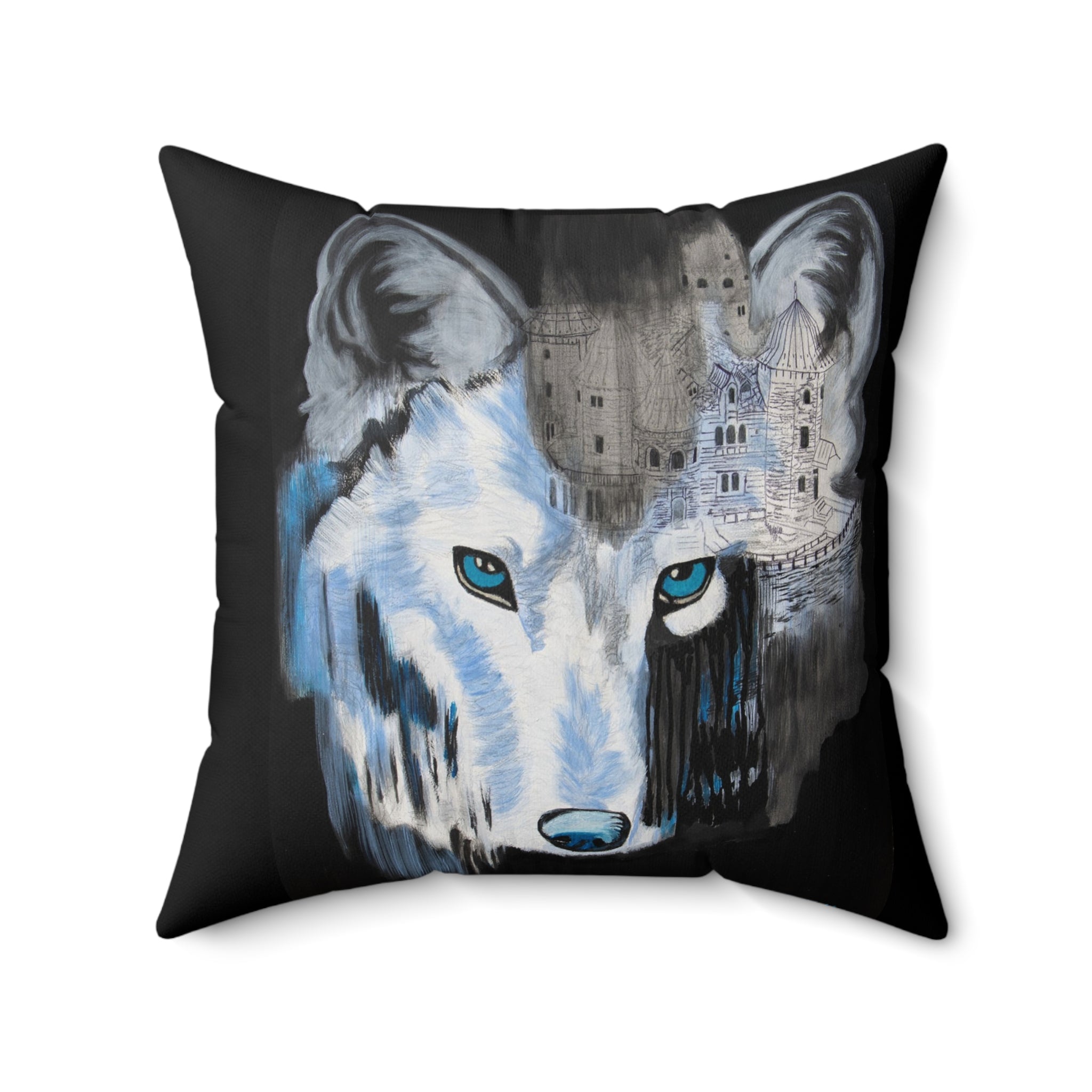 Wolftown | Spun Polyester Square Pillow