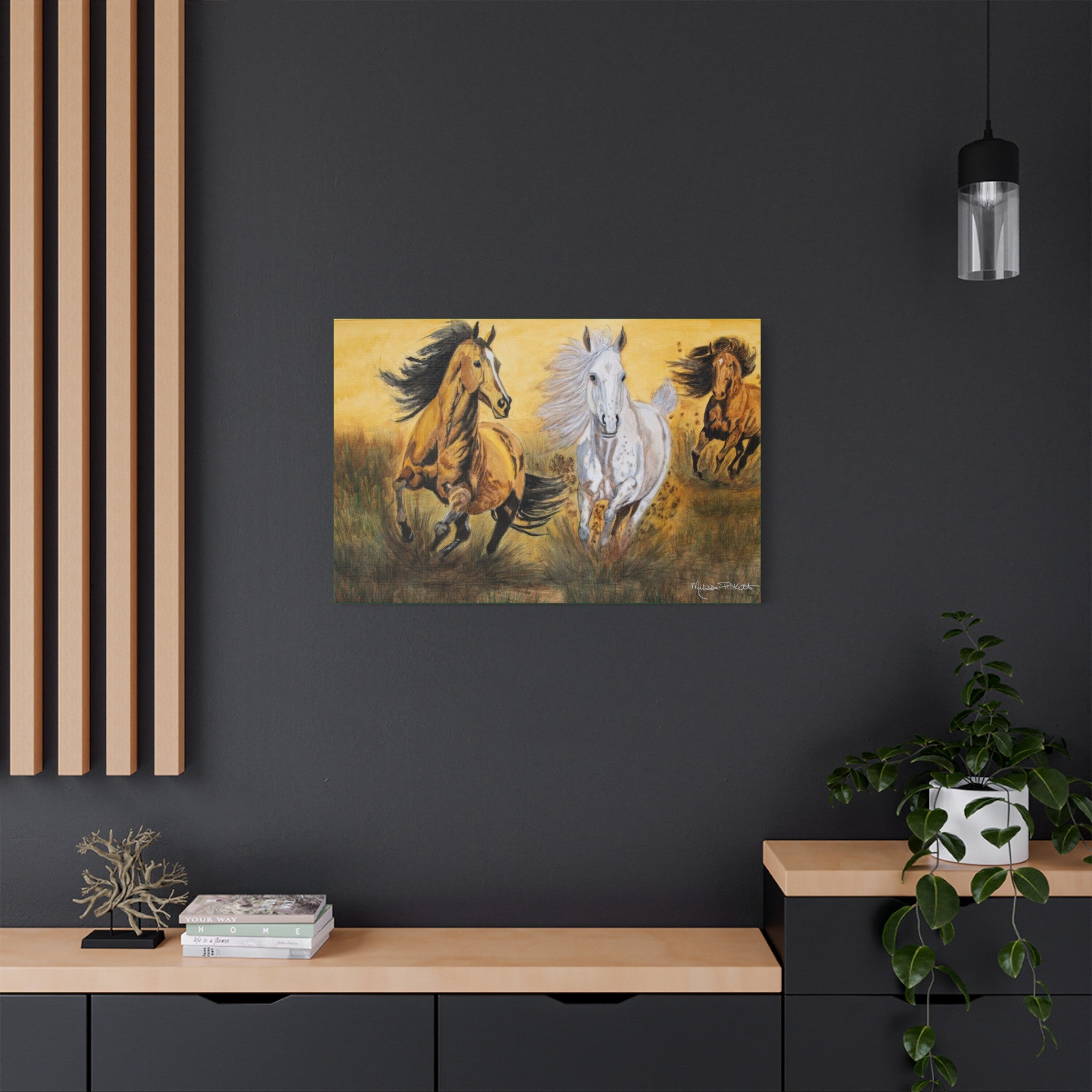 Wild Horses | Satin Canvas, Stretched