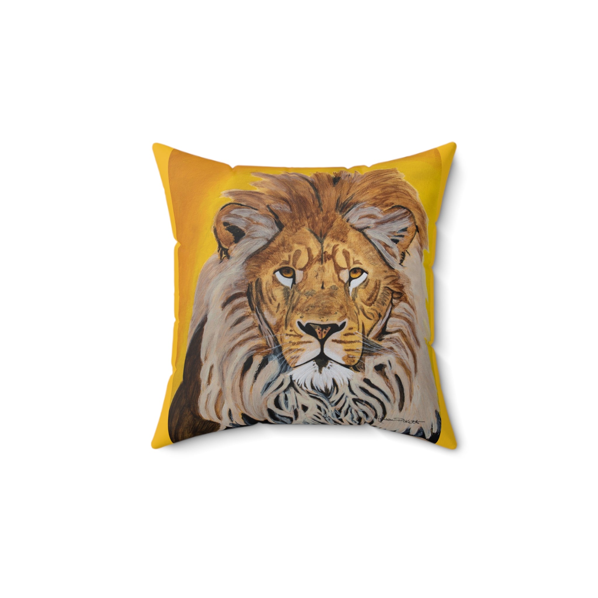 Lion | Spun Polyester Square Pillow