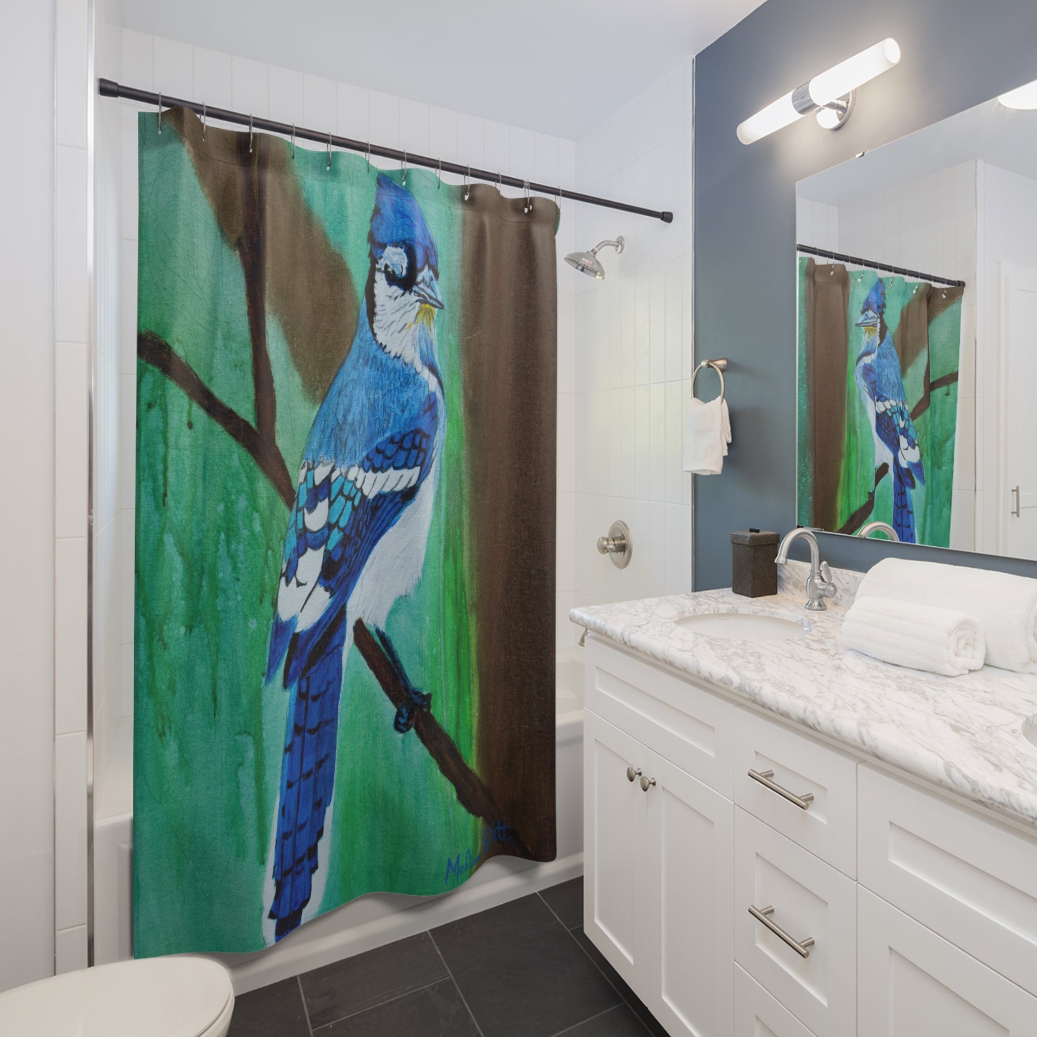 Bluejay | Shower Curtains