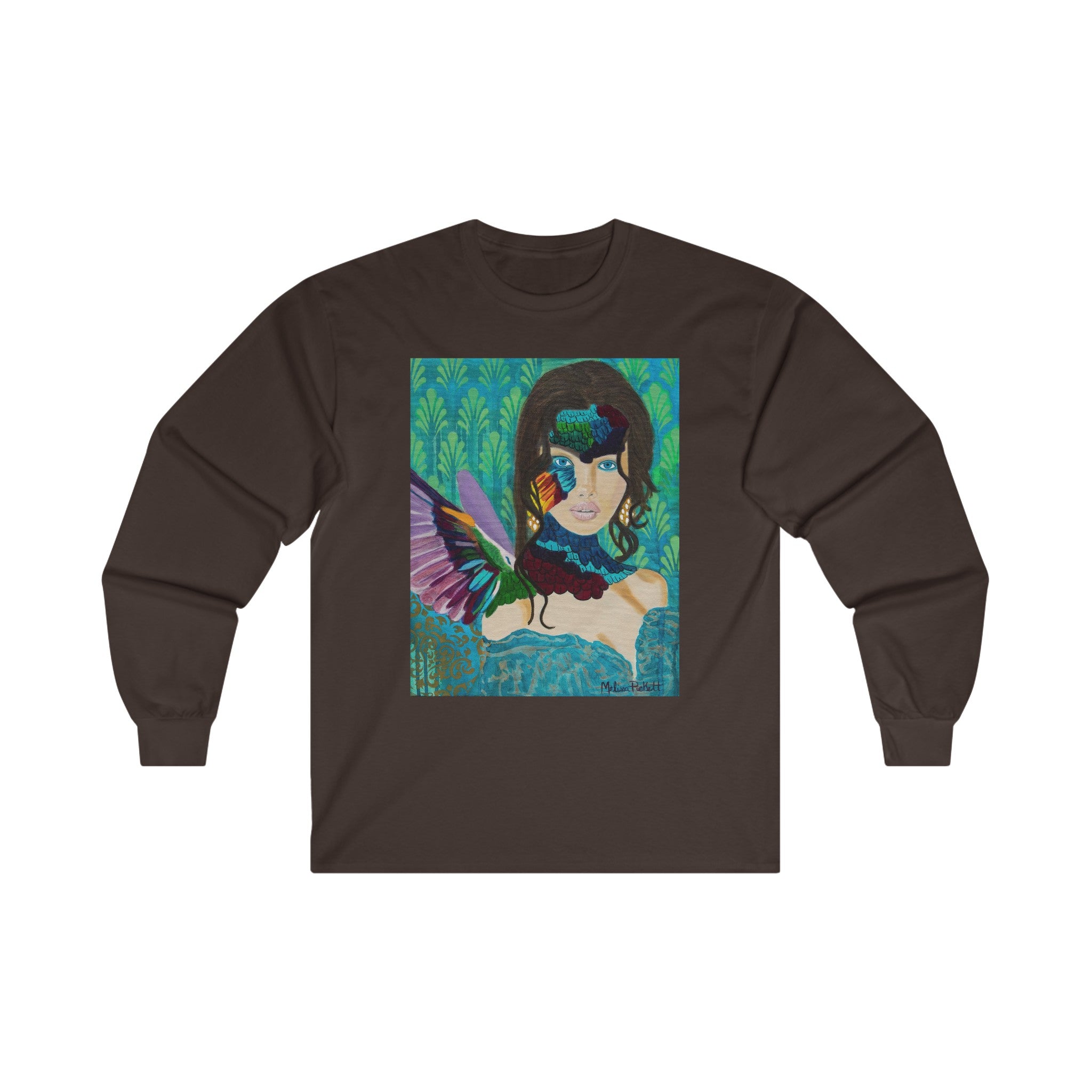 Hummingbird Lady | Unisex Ultra Cotton Long Sleeve Tee