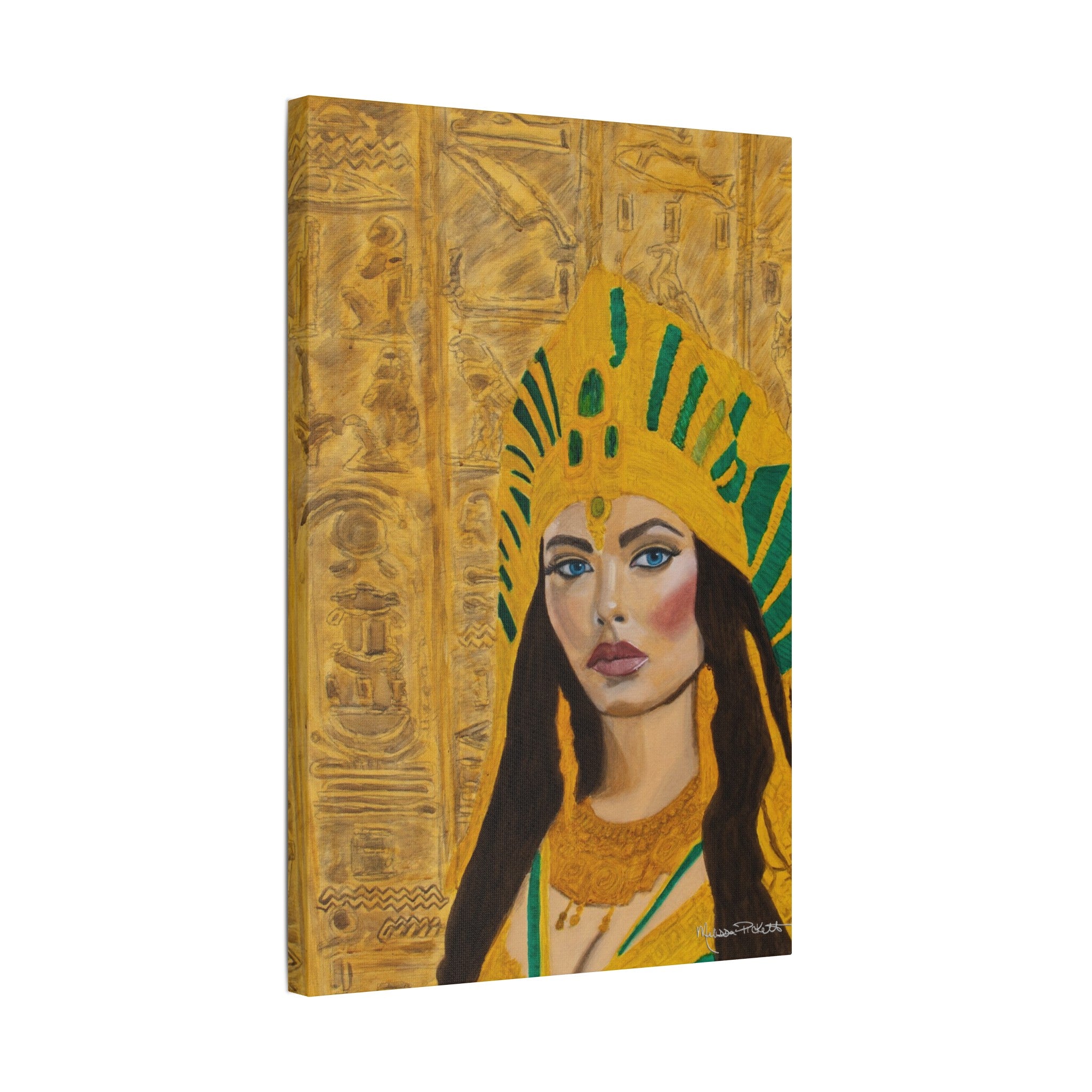 Cleopatra | Satin Canvas, Stretched