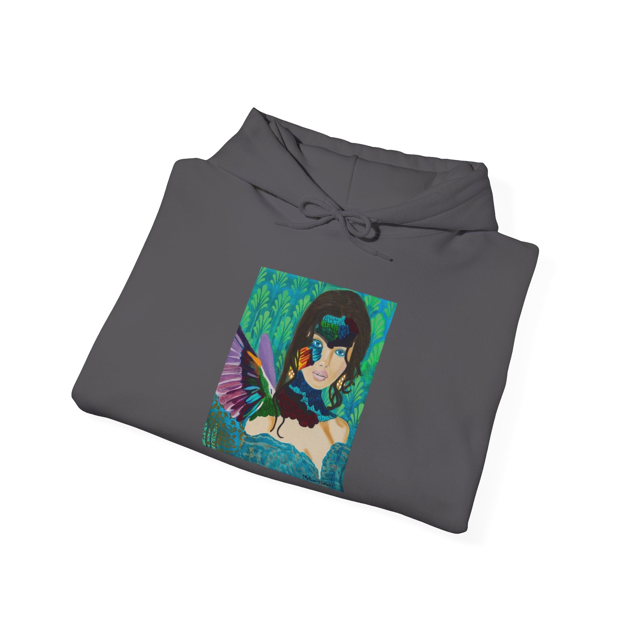 Hummingbird Lady | Unisex Heavy Blend™ Hooded Sweatshirt