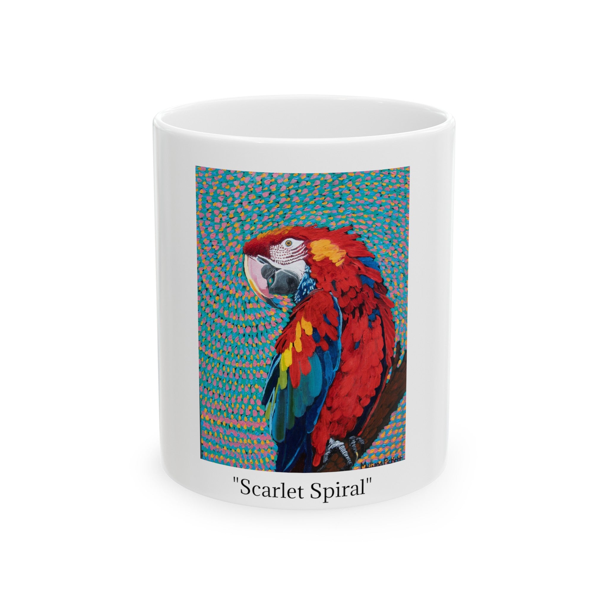 Scarlet Spiral | Ceramic Mug, (11oz, 15oz)