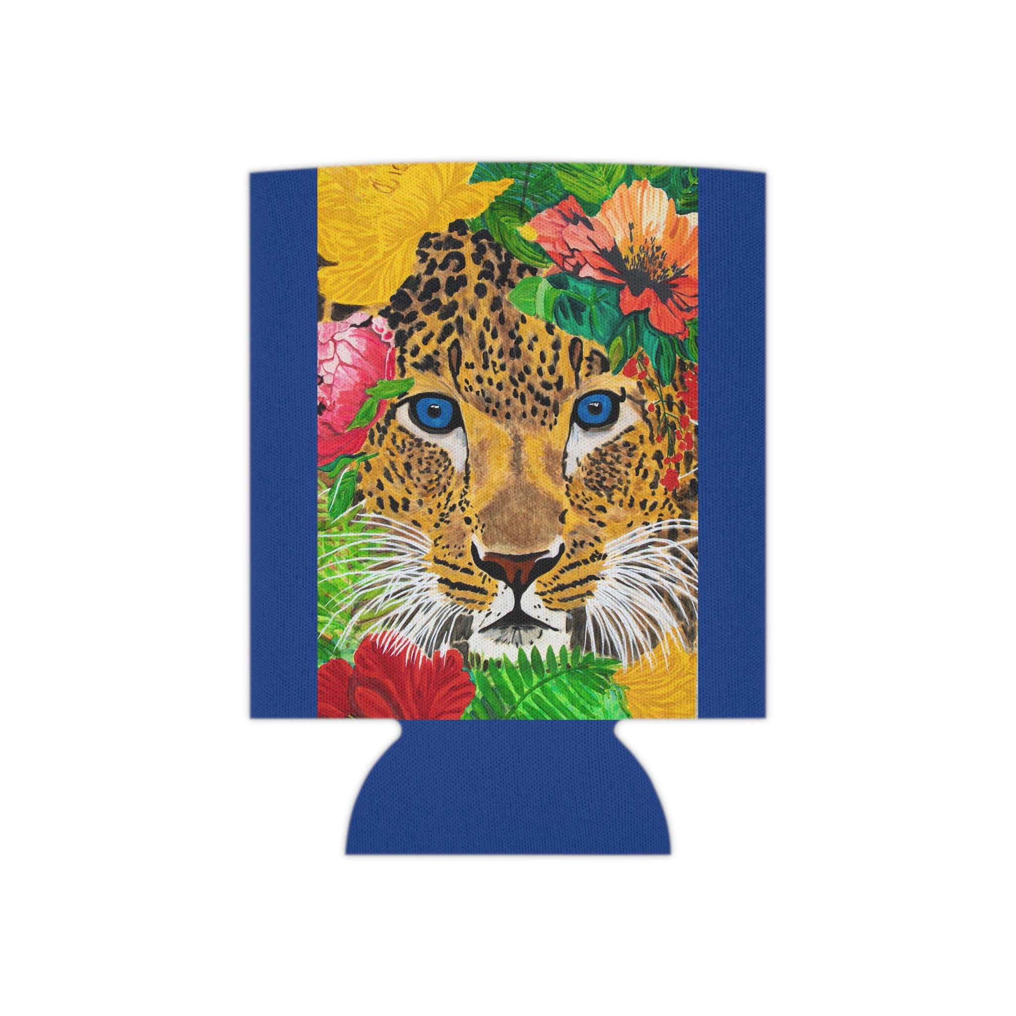 Jaguar & Flowers | Can Cooler