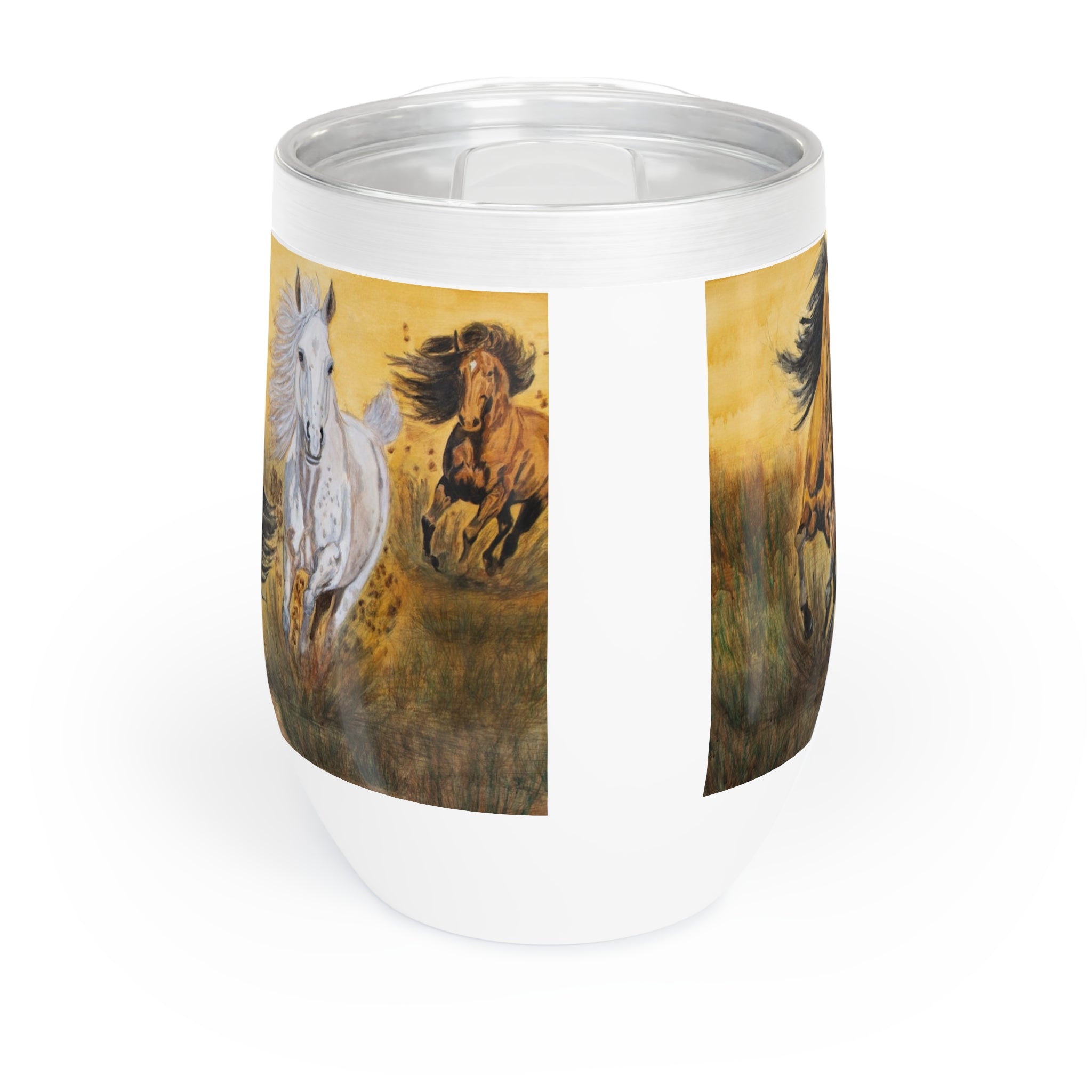 Wild Horses | Chill Wine Tumbler