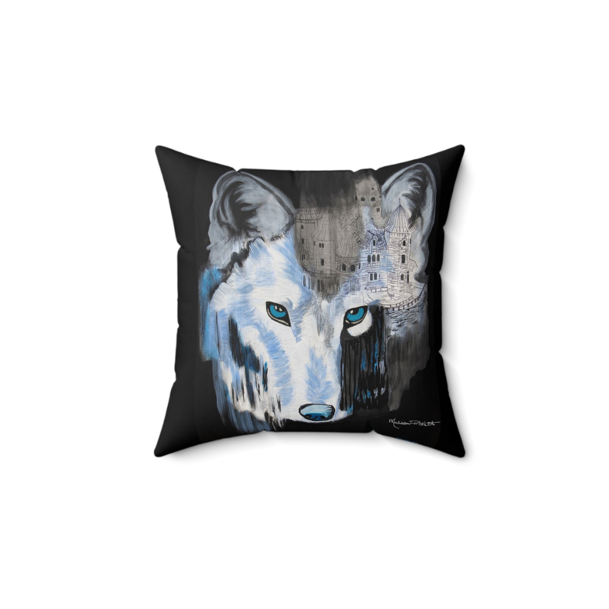 Wolftown | Spun Polyester Square Pillow