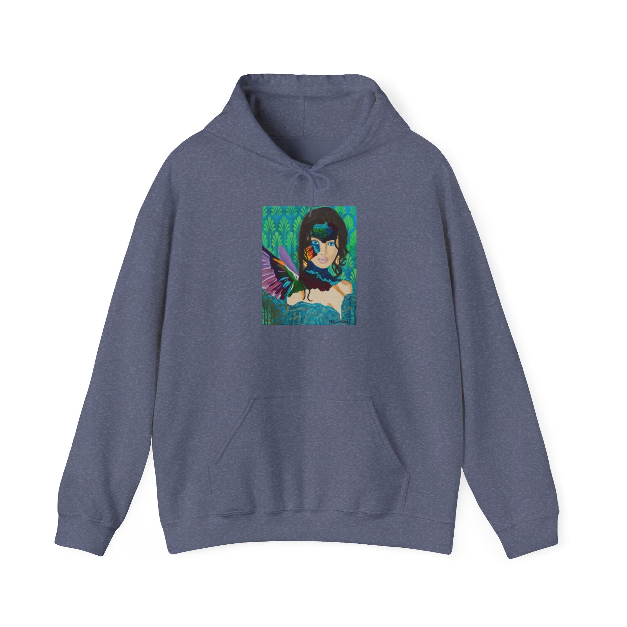 Hummingbird Lady | Unisex Heavy Blend™ Hooded Sweatshirt