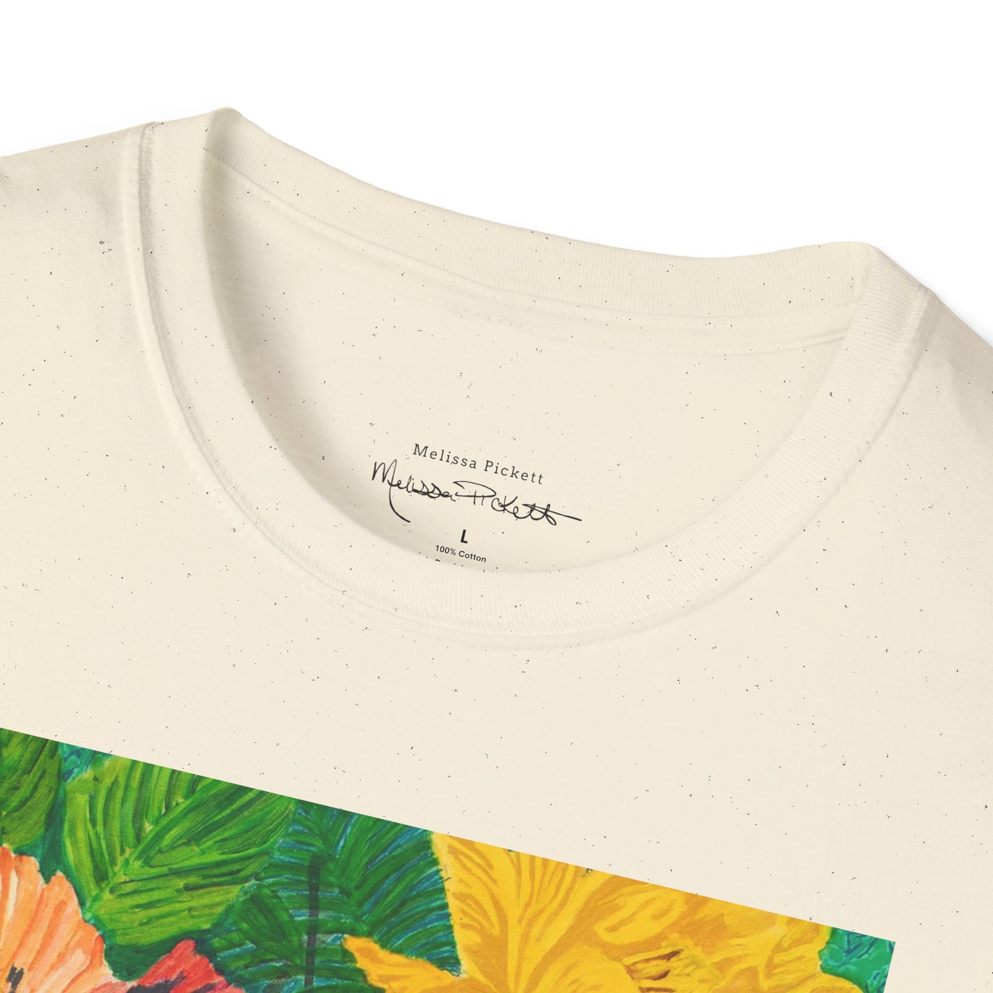 Jaguar & Flowers | Unisex Softstyle T-Shirt