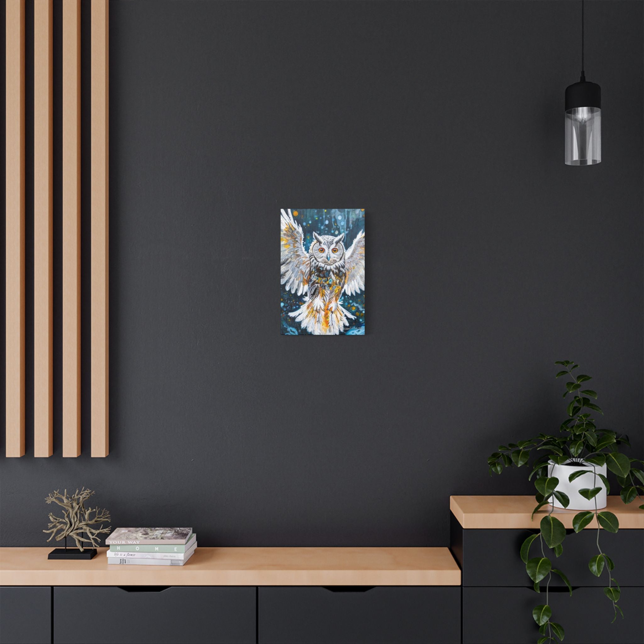 Winston | Satin Canvas, Stretched