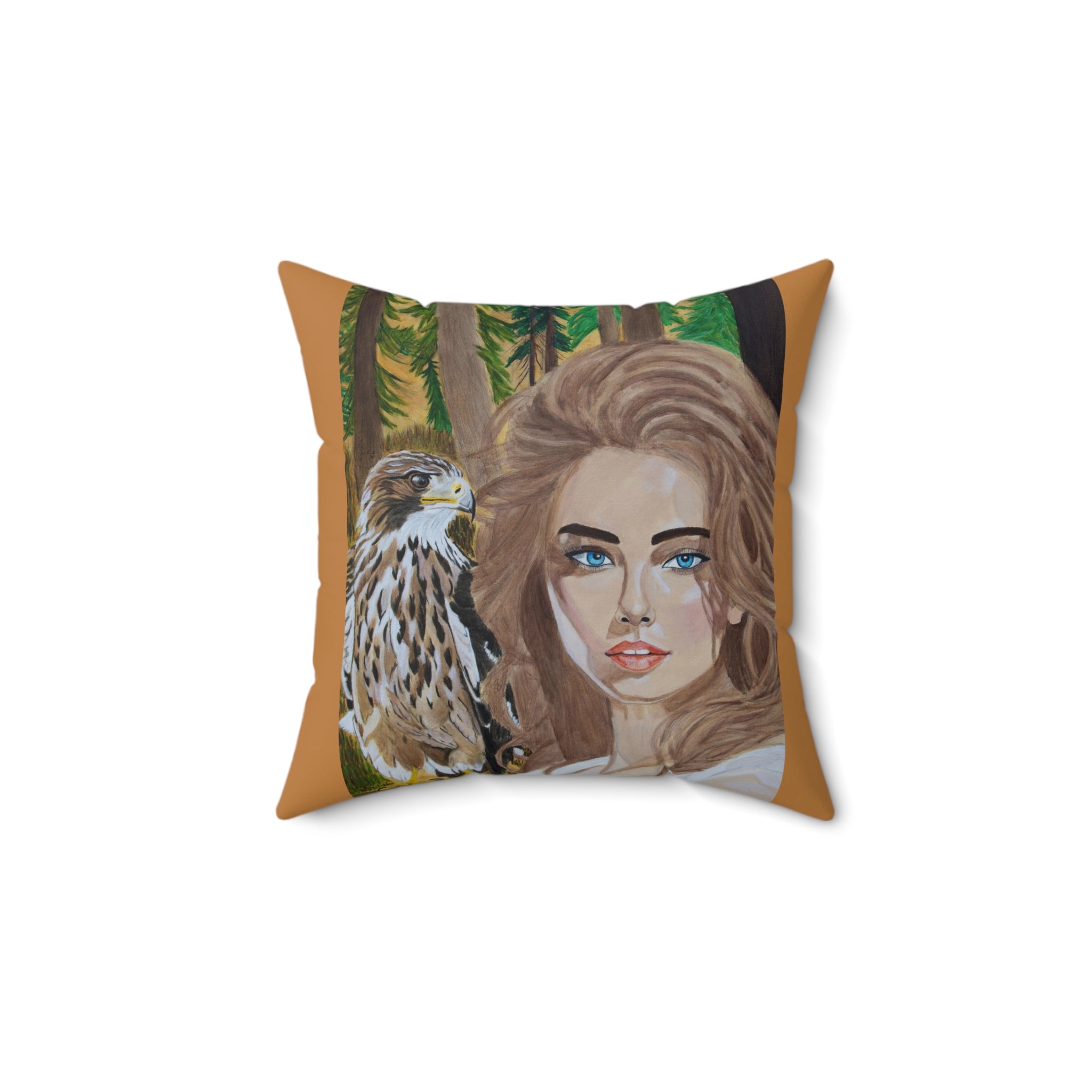 Sarah & Charlie | Spun Polyester Square Pillow