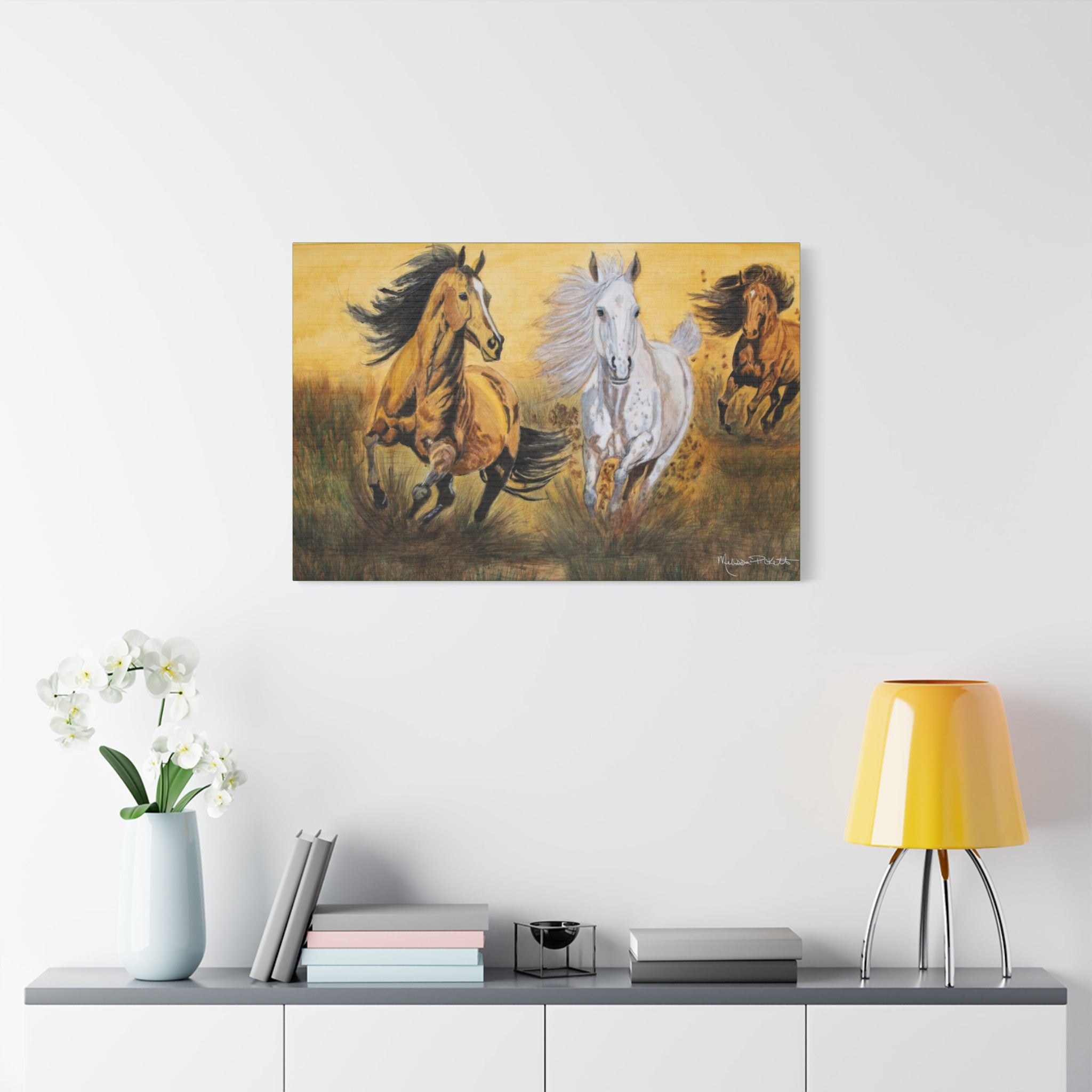 Wild Horses | Satin Canvas, Stretched