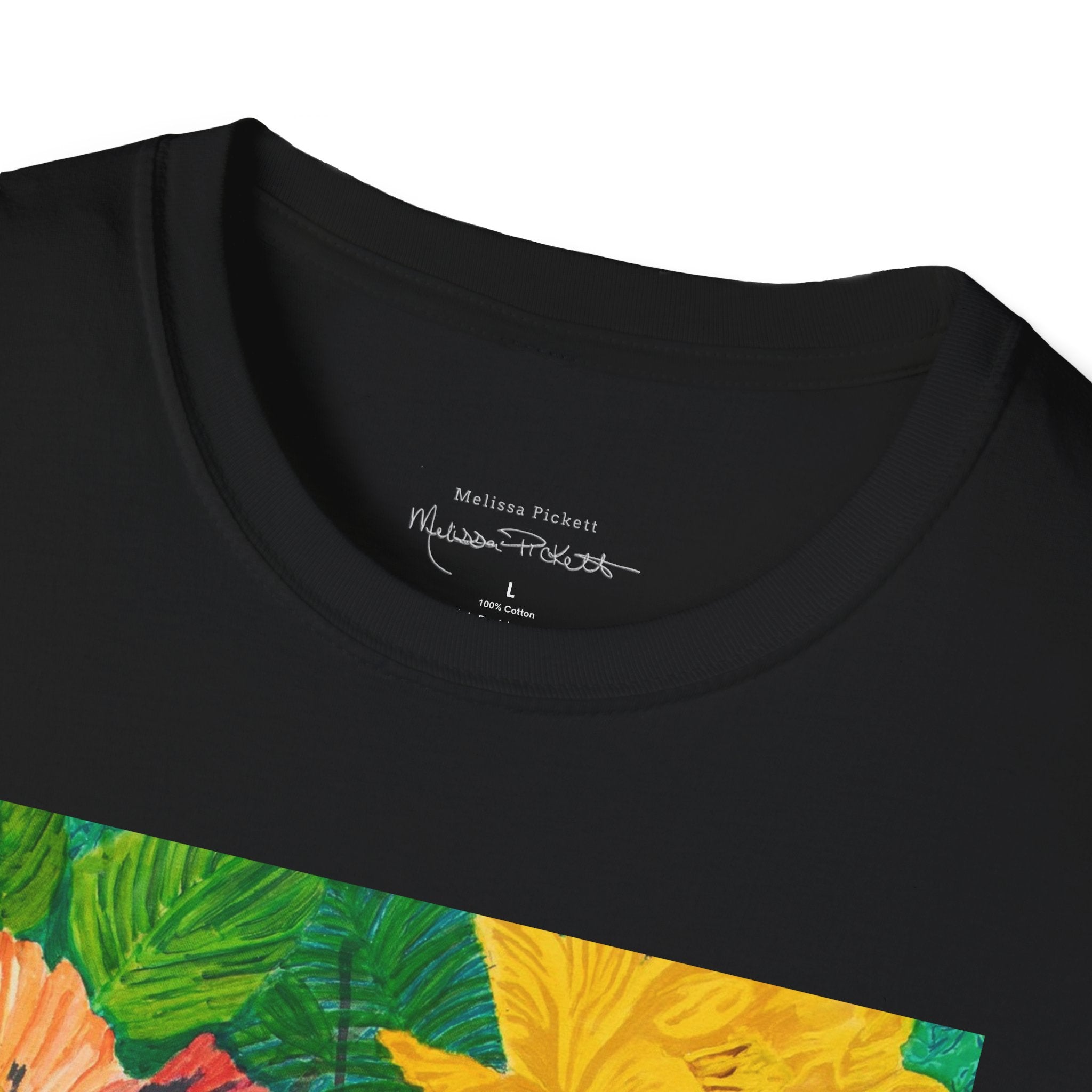 Jaguar & Flowers | Unisex Softstyle T-Shirt