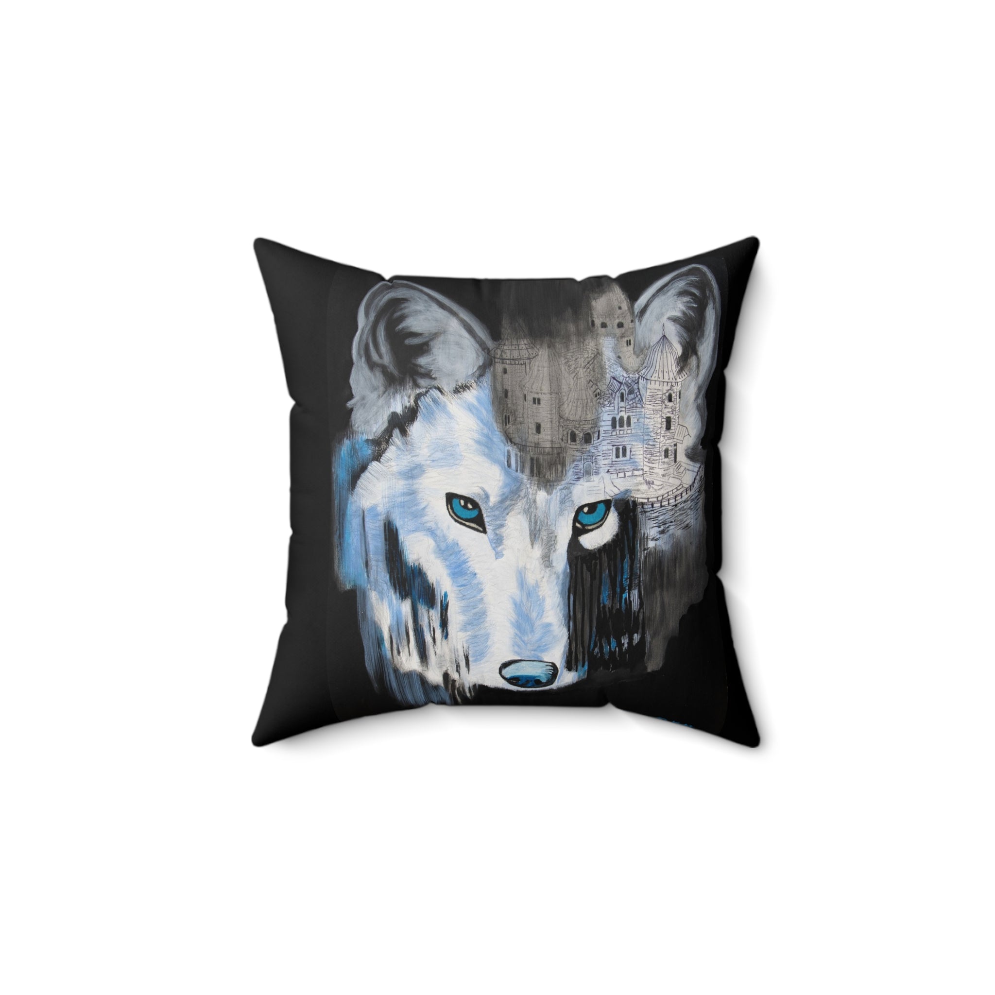 Wolftown | Spun Polyester Square Pillow