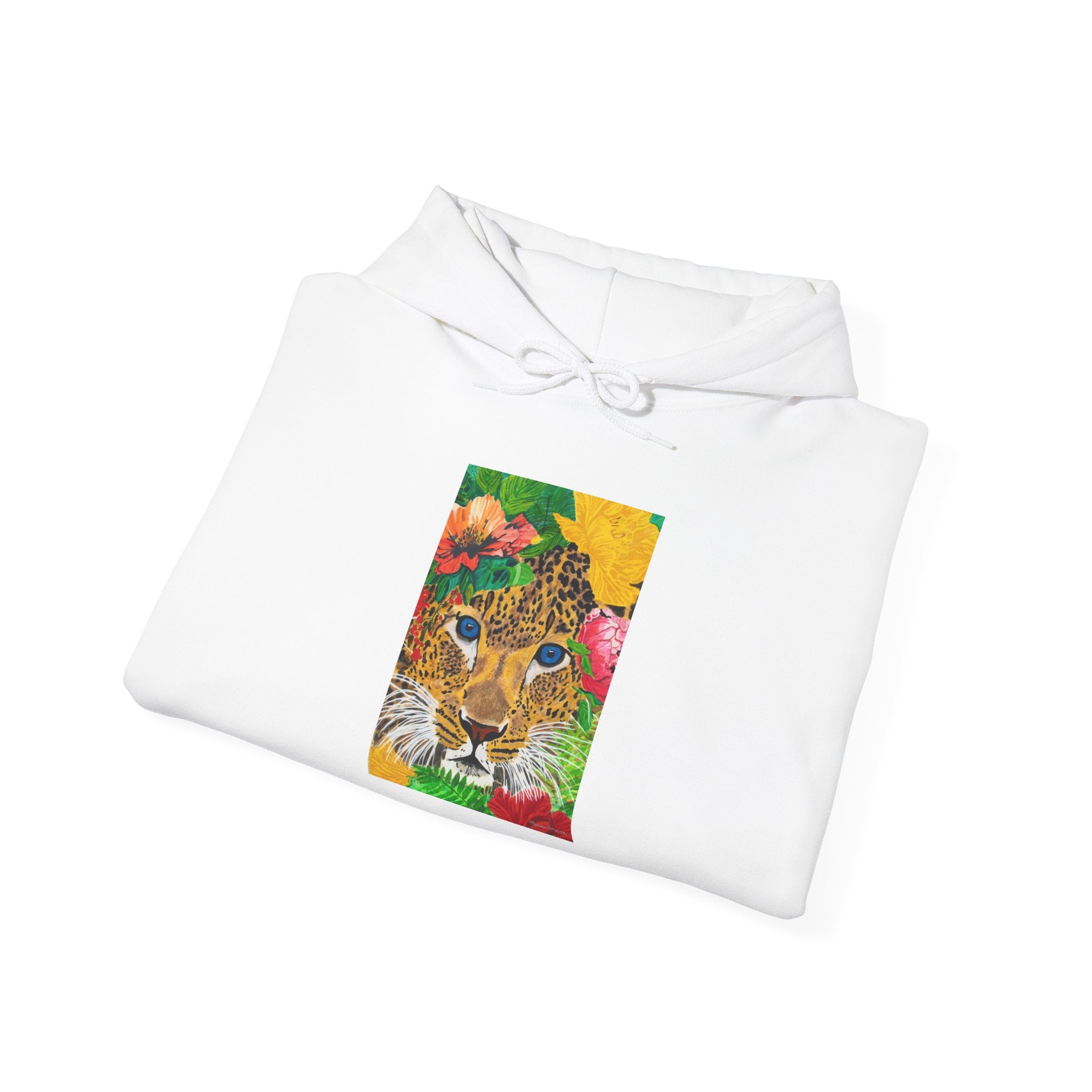 Jaguar & Flowers | Unisex Heavy Blend™ Hooded Sweatshirt