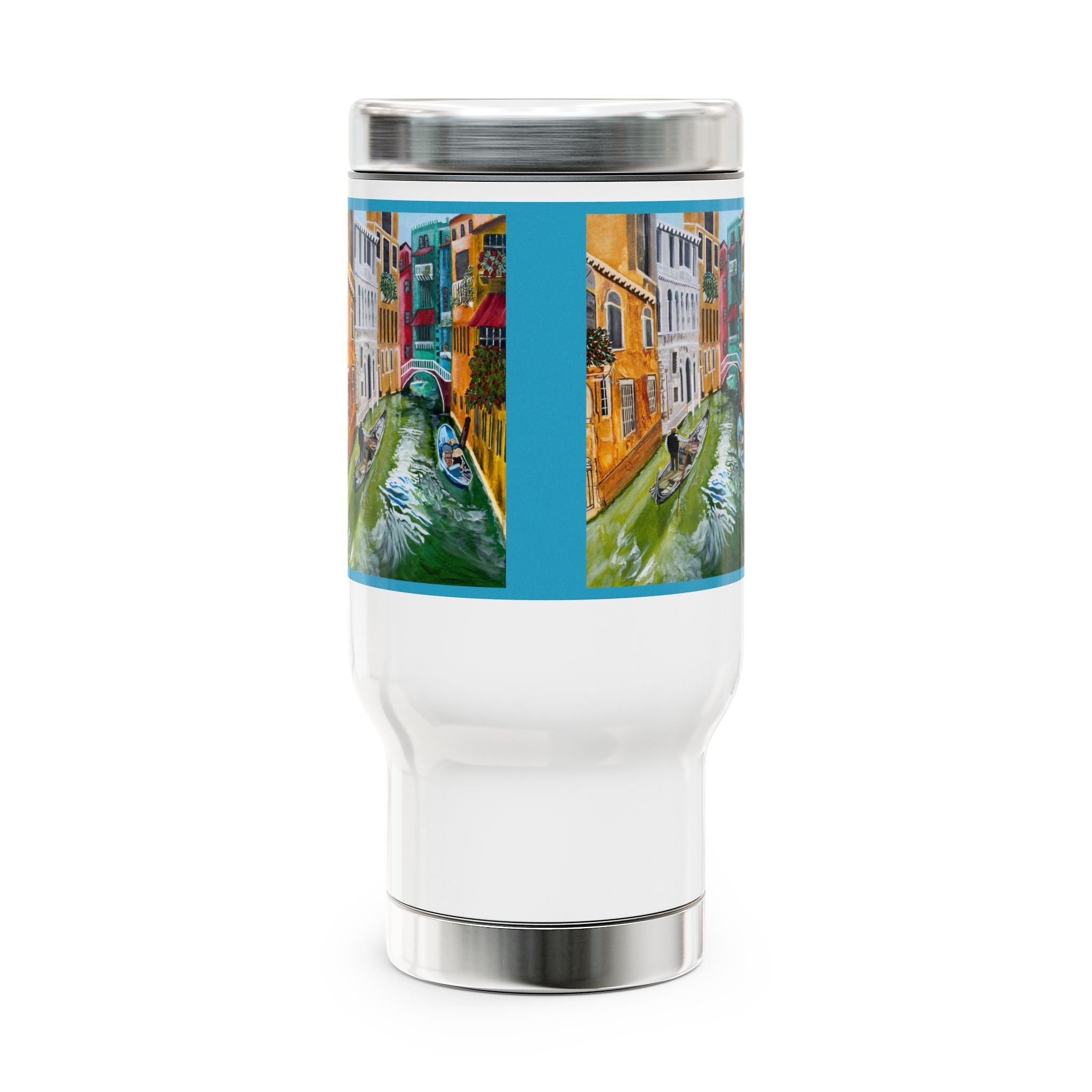 Venice | Stainless Steel Travel Mug with Handle, 14oz