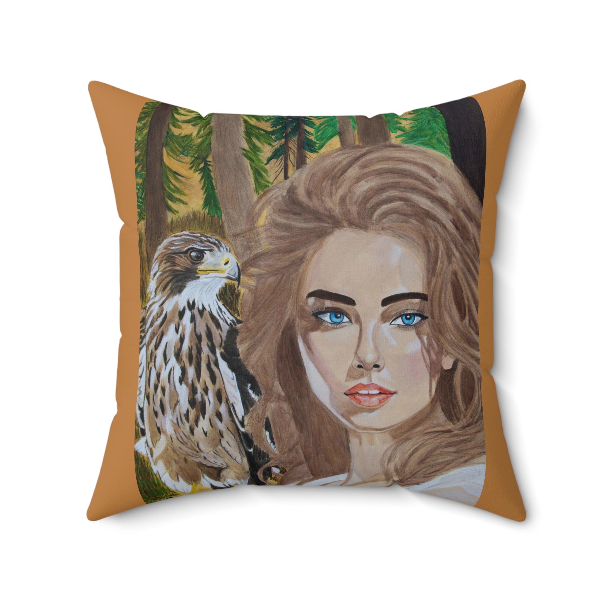 Sarah & Charlie | Spun Polyester Square Pillow