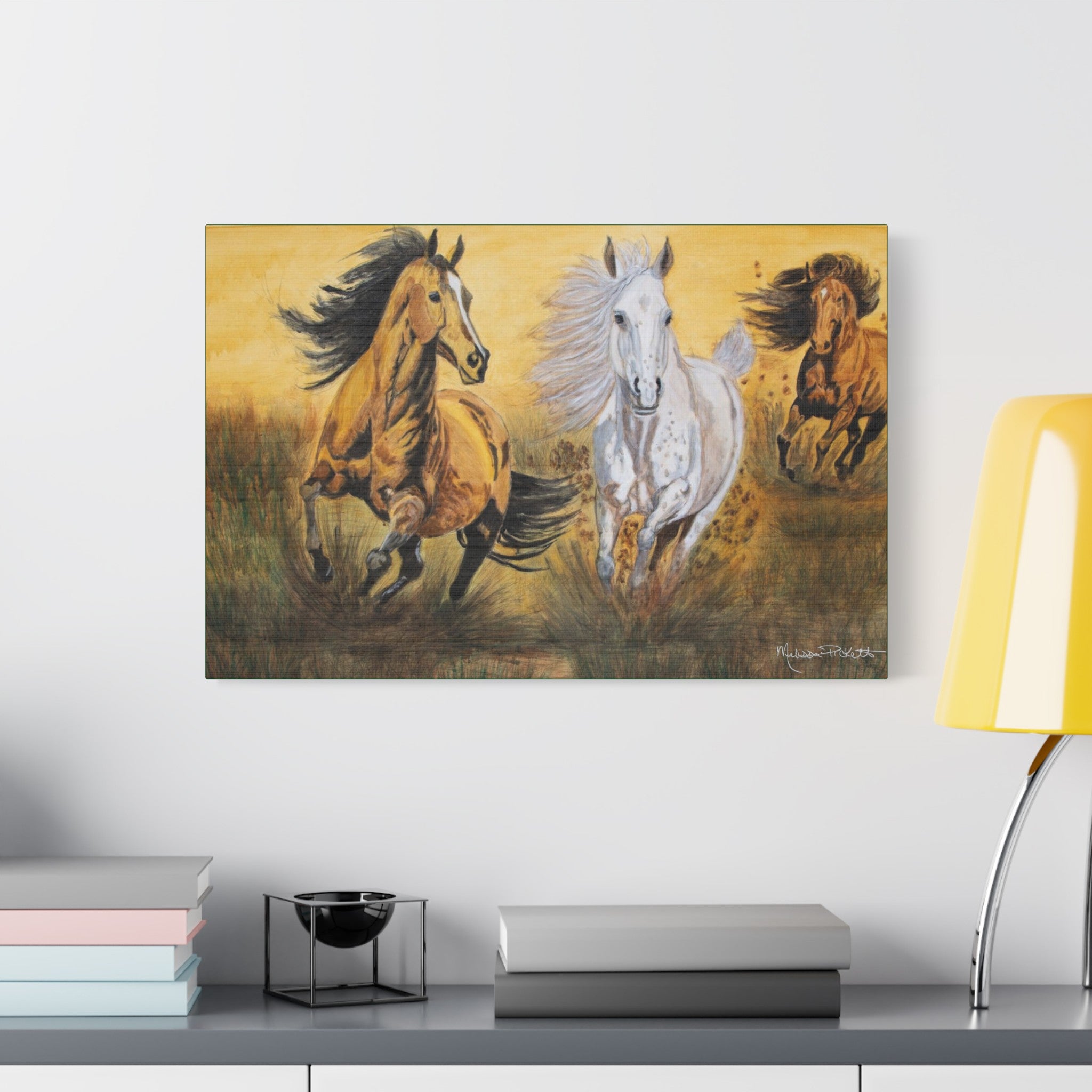 Wild Horses | Satin Canvas, Stretched