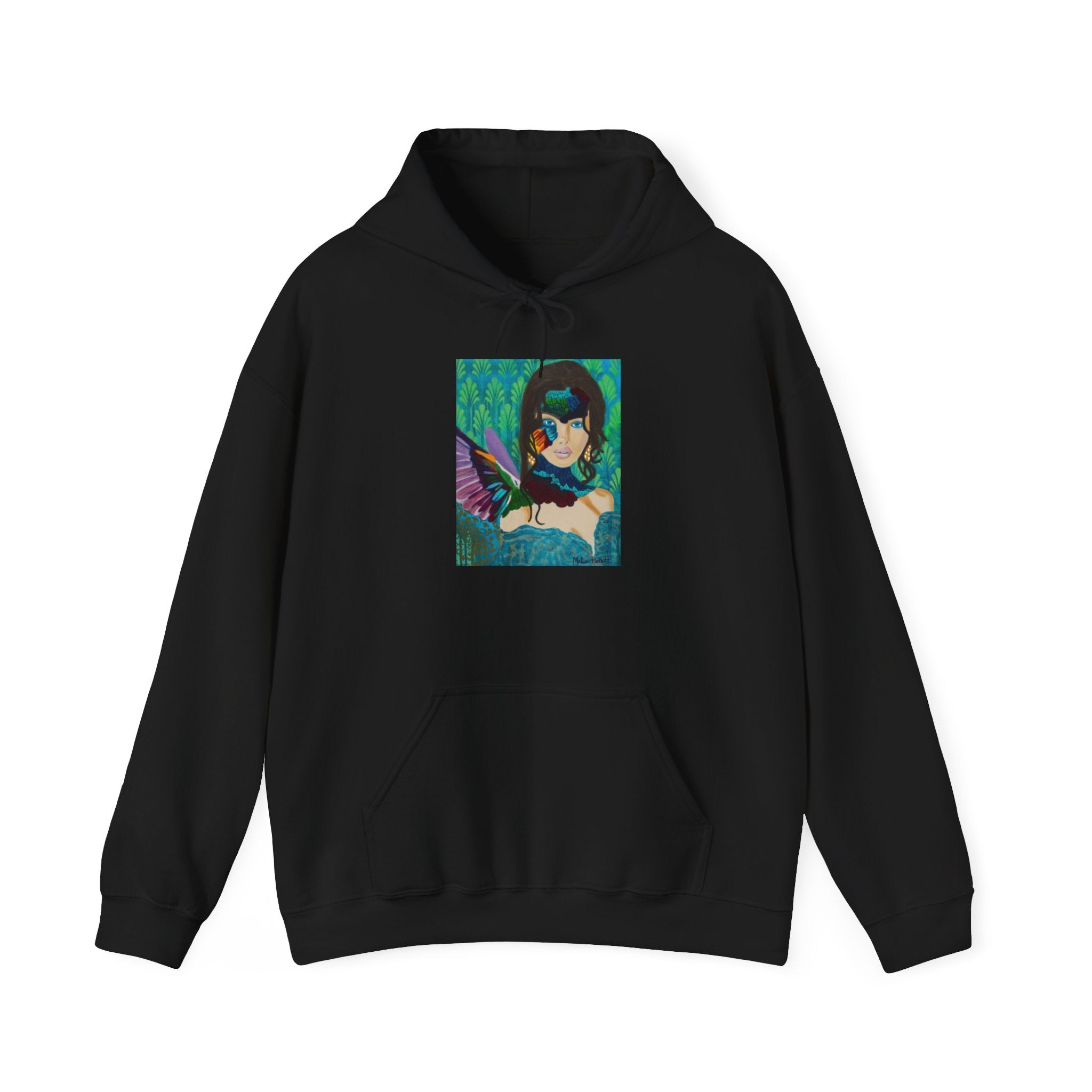 Hummingbird Lady | Unisex Heavy Blend™ Hooded Sweatshirt