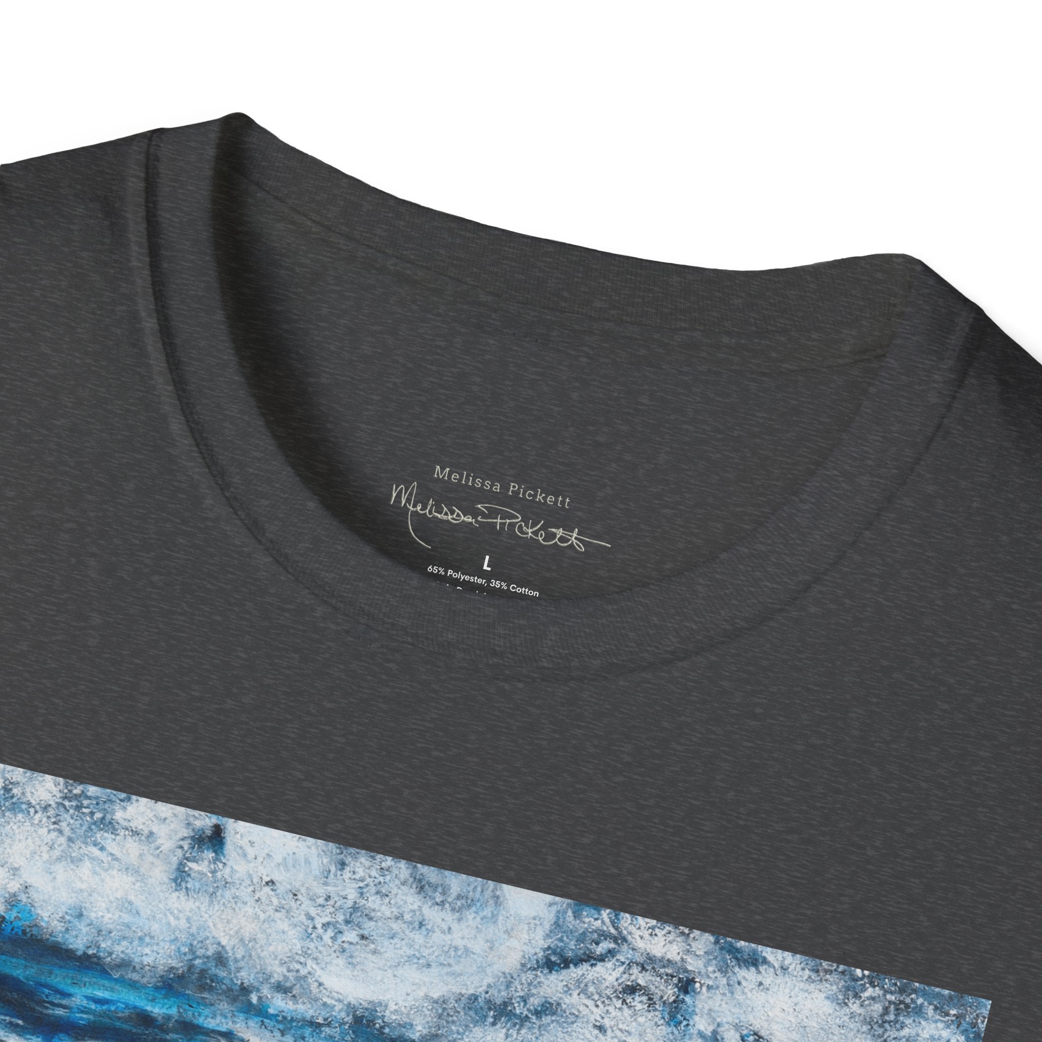 Moonlit Woman & Wolf | Unisex Softstyle T-Shirt