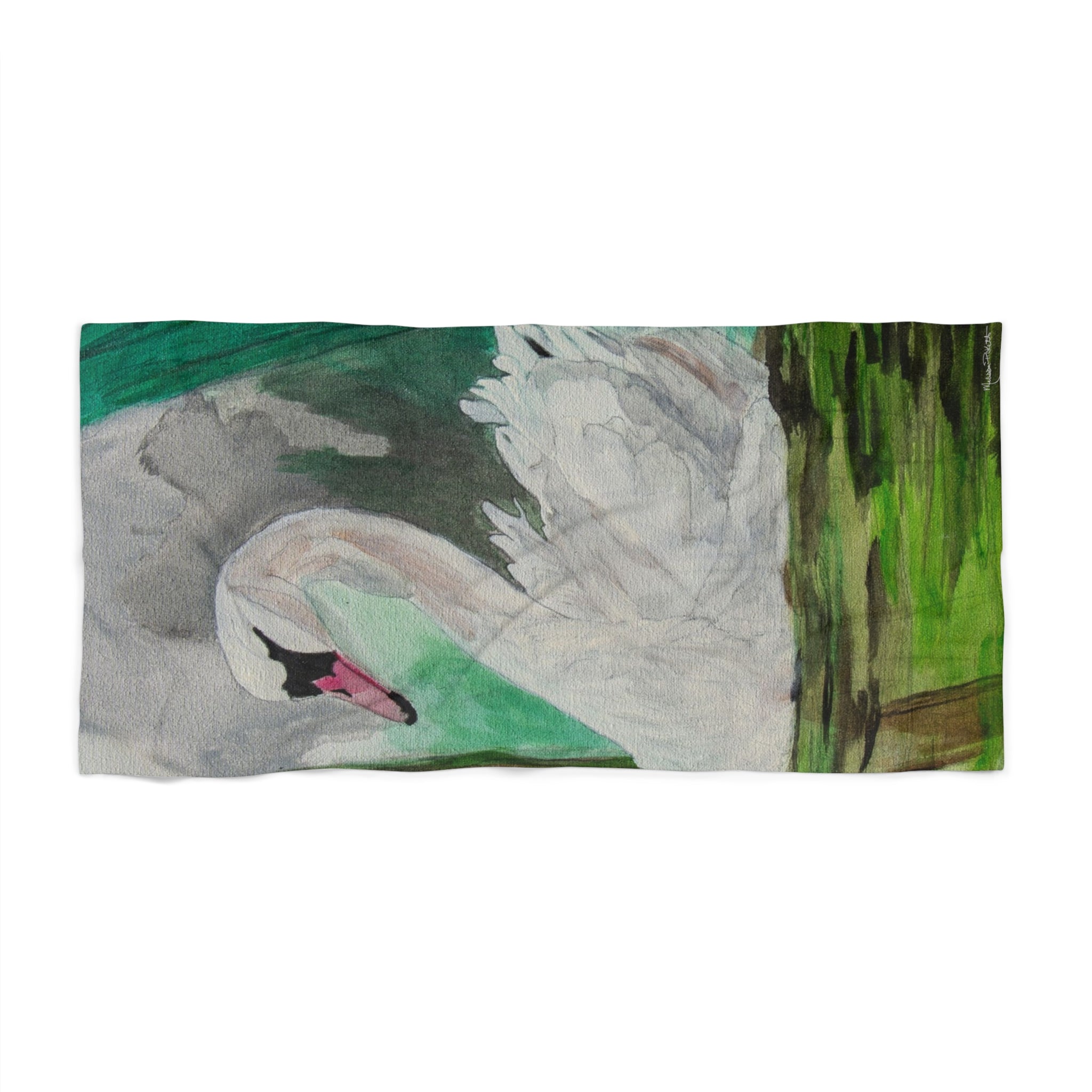 Swan | Beach Towel