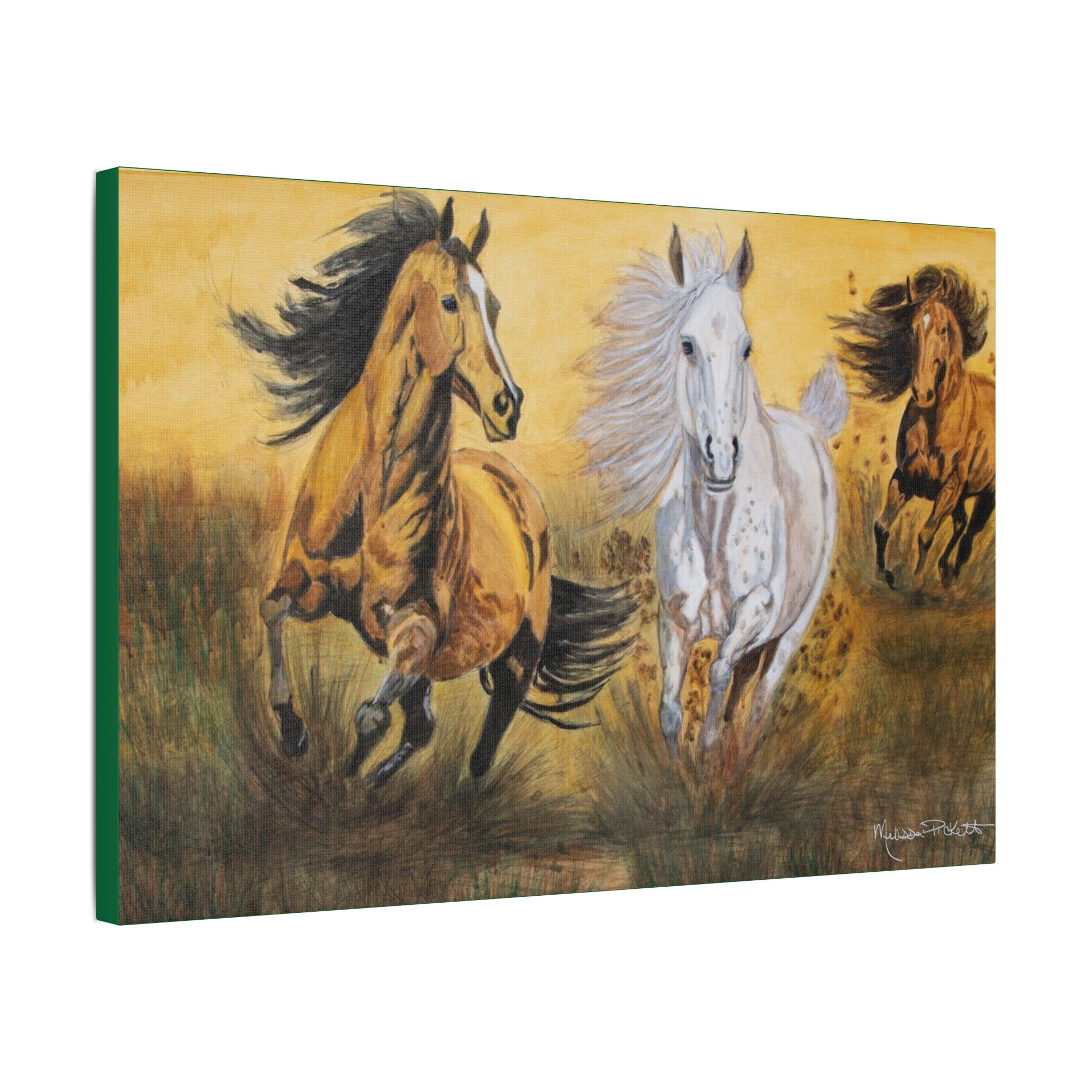 Wild Horses | Satin Canvas, Stretched