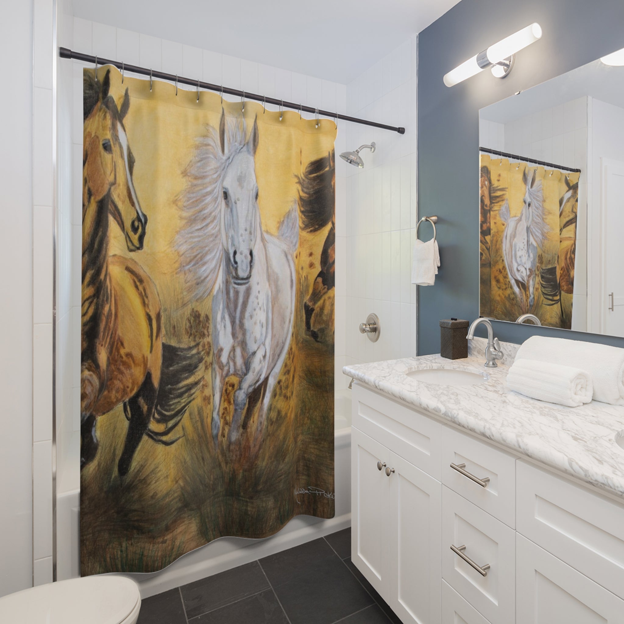 Wild Horses | Shower Curtains