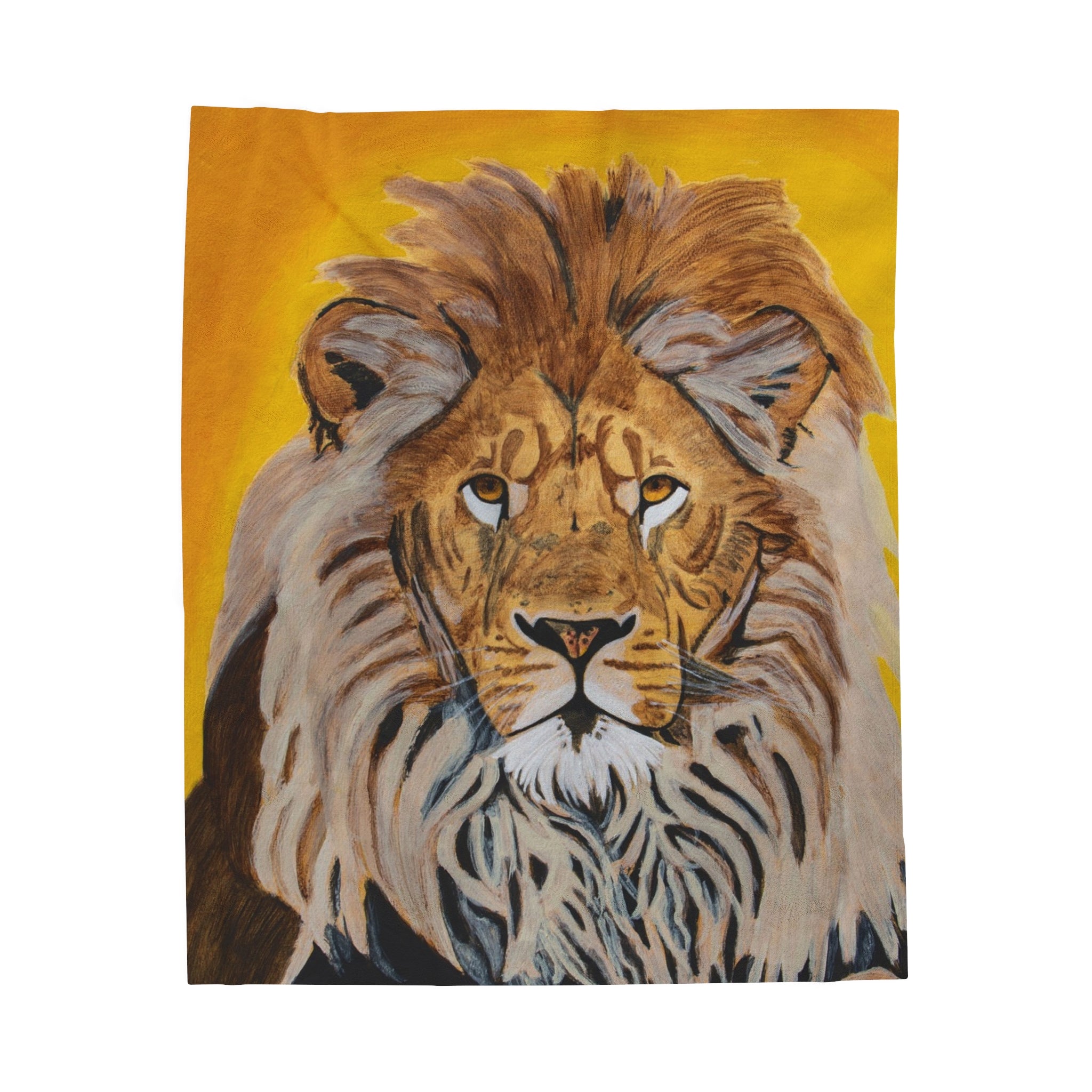 Lion | Velveteen Plush Blanket