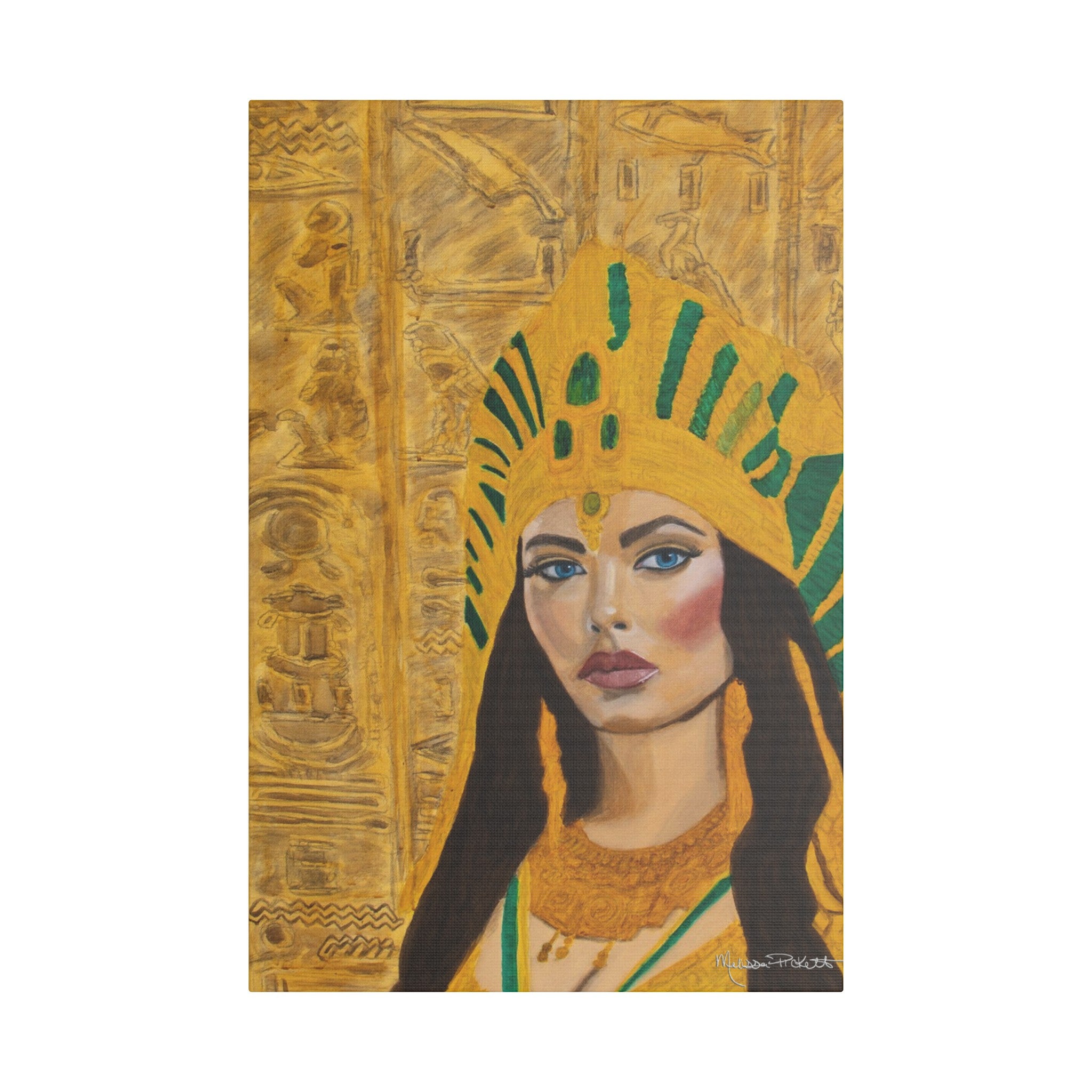 Cleopatra | Satin Canvas, Stretched