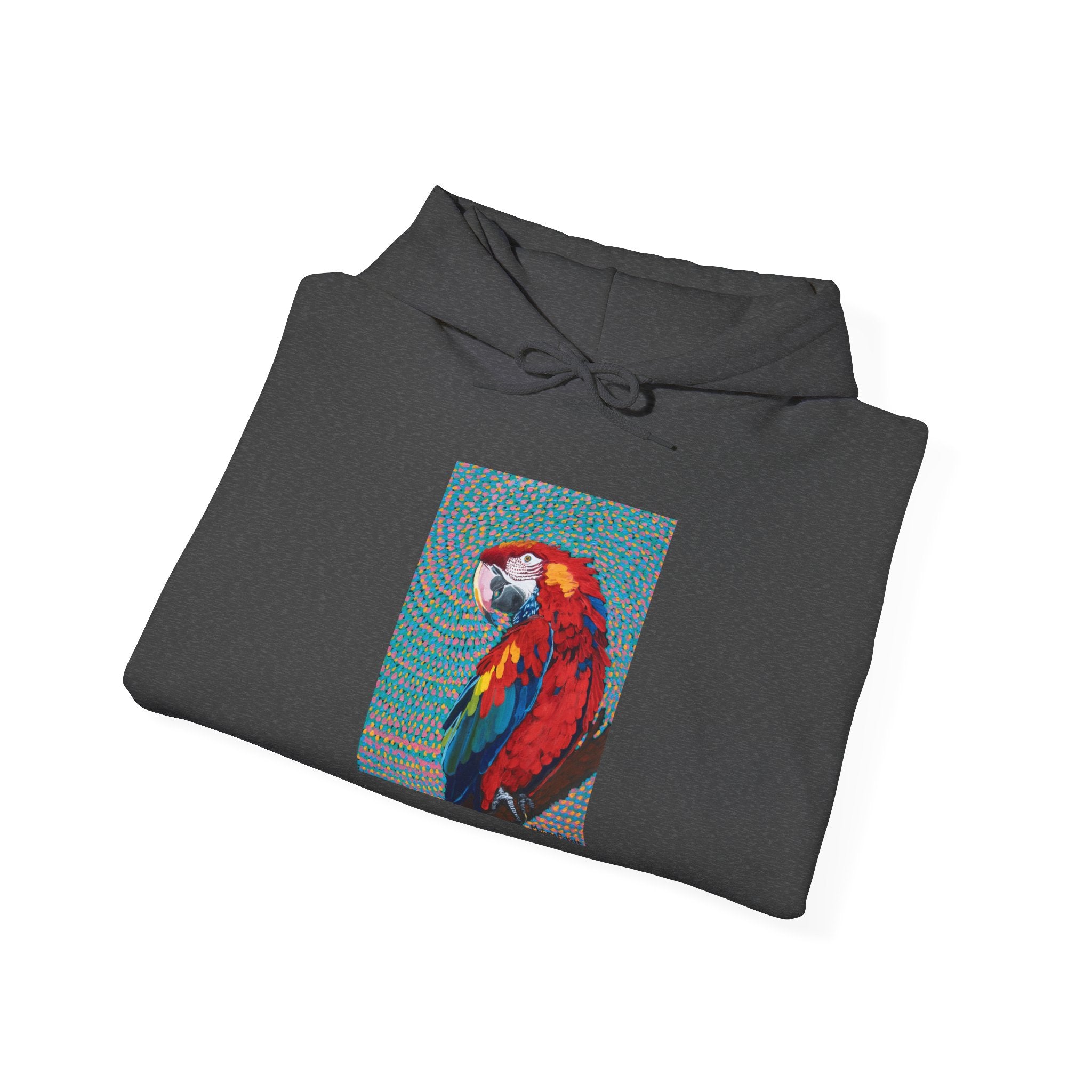 Scarlet Spiral/Directional Scarlet | Unisex Heavy Blend™ Hooded Sweatshirt