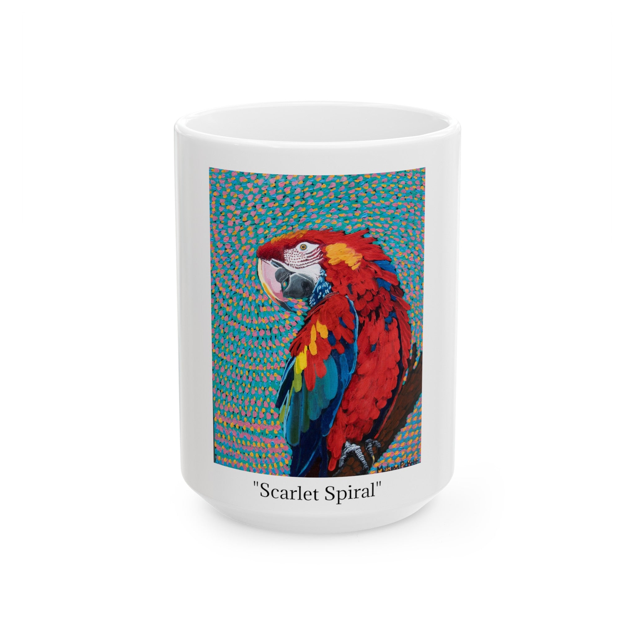 Scarlet Spiral | Ceramic Mug, (11oz, 15oz)