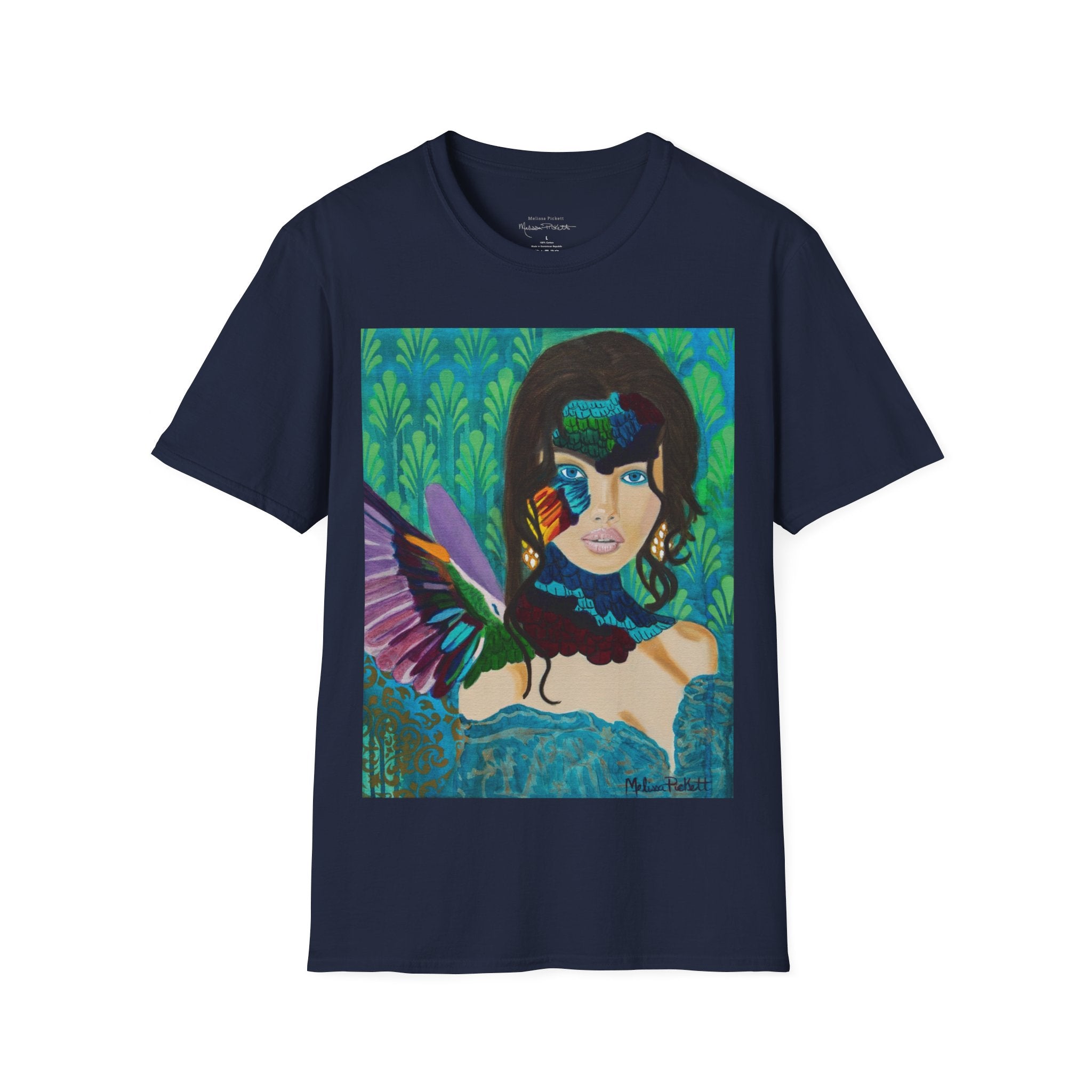 Hummingbird Lady | Unisex Softstyle T-Shirt