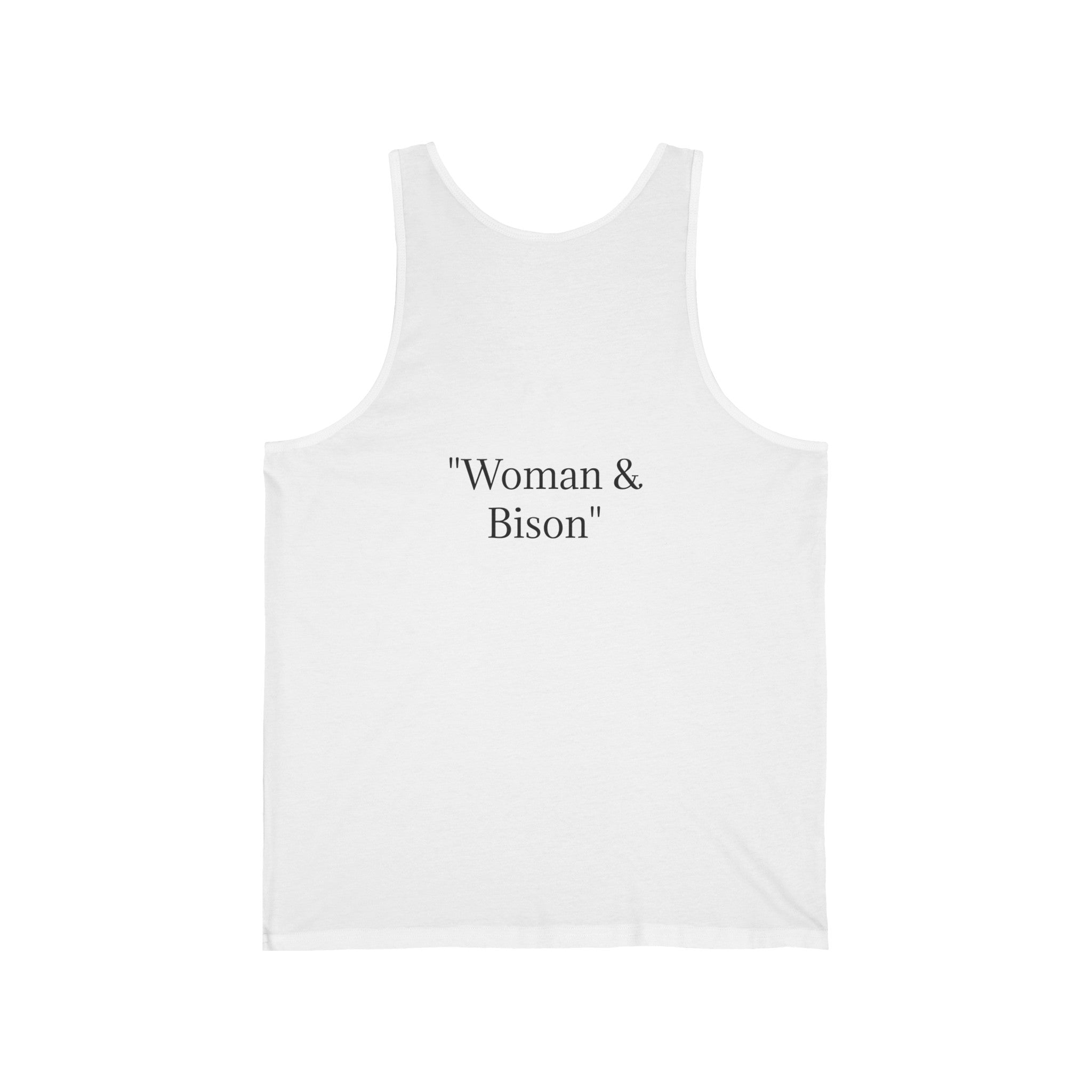 Woman & Bison | Unisex Jersey Tank