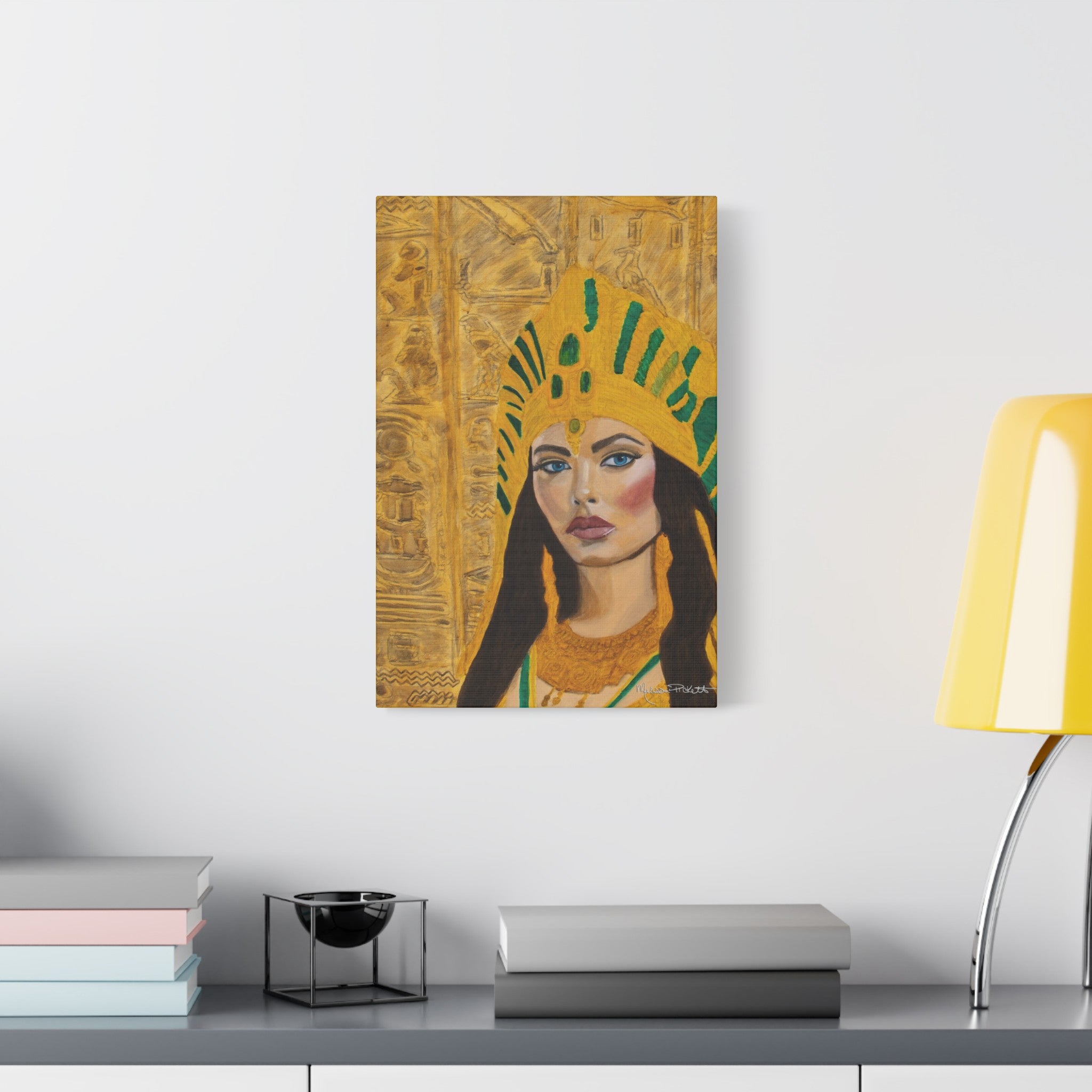 Cleopatra | Satin Canvas, Stretched