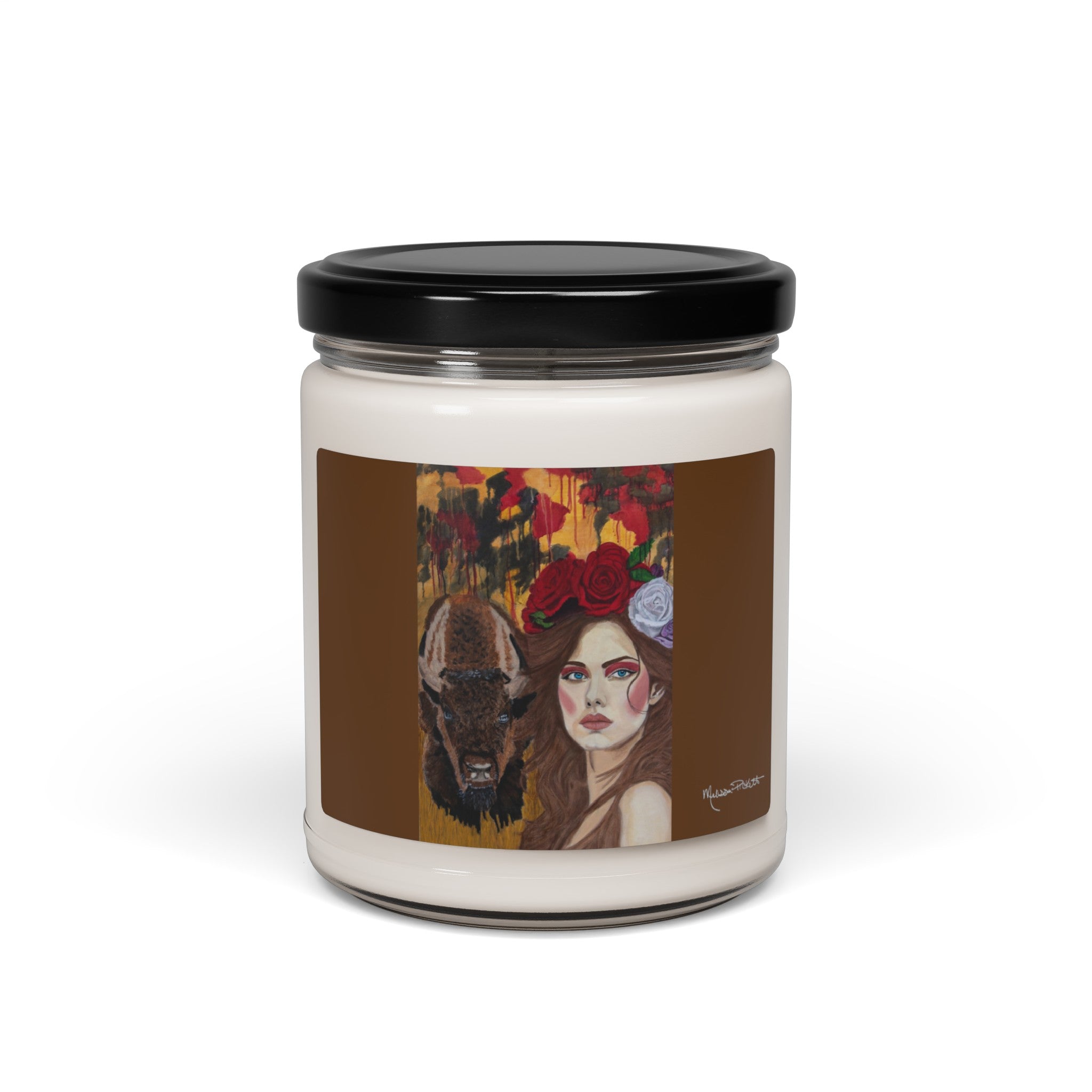 Woman & Bison | Scented Soy Candle, 9oz