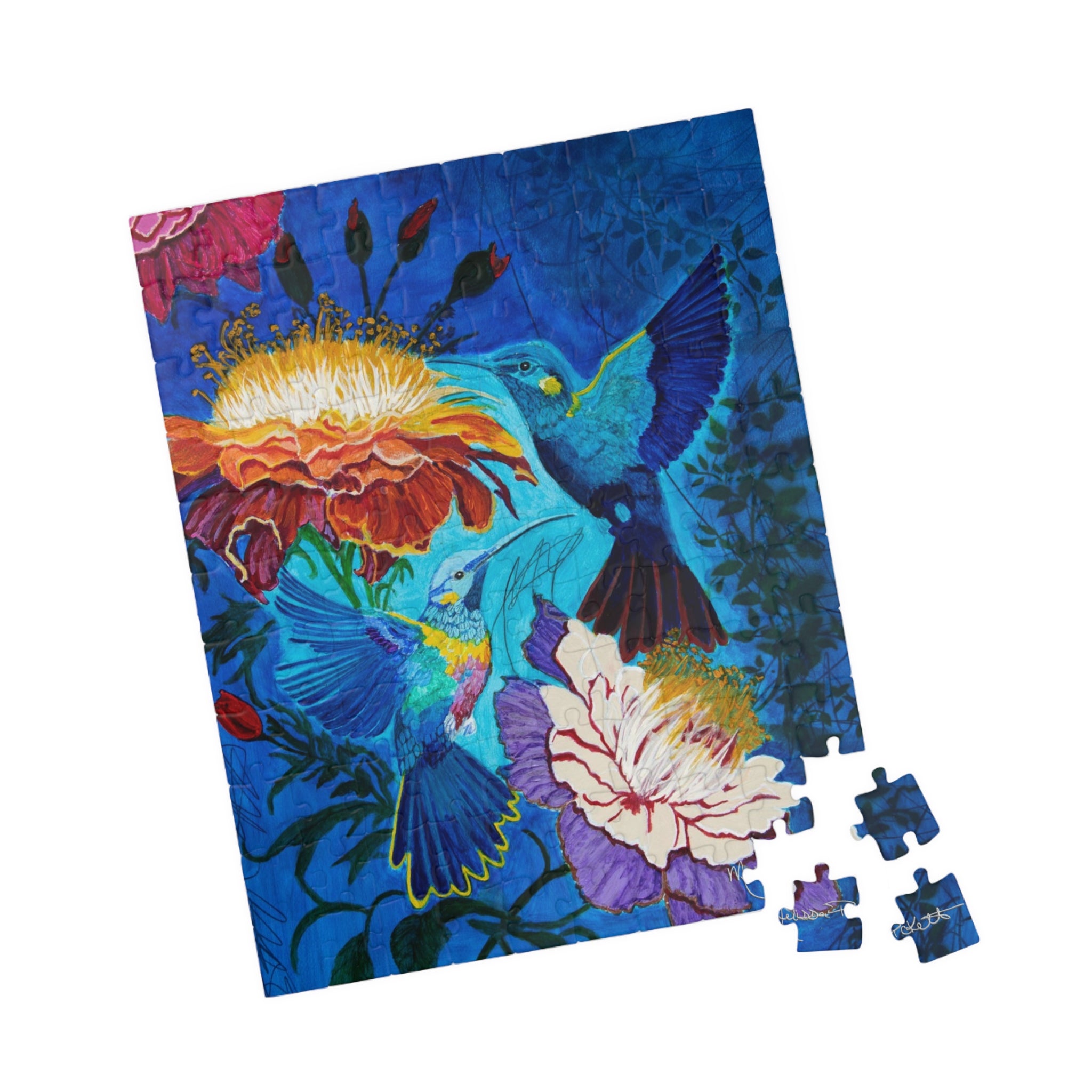 Pair of Hummingbirds | Puzzle (110, 252, 520, 1014-piece)