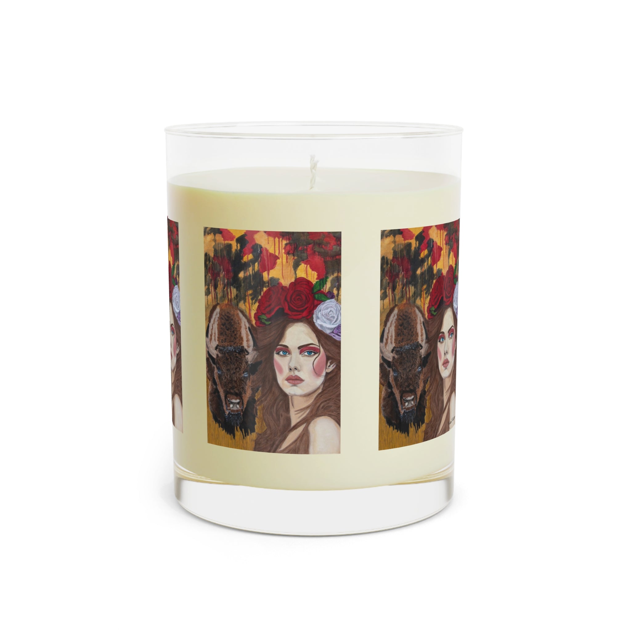 Woman & Bison | Scented Candle - Full Glass, 11oz