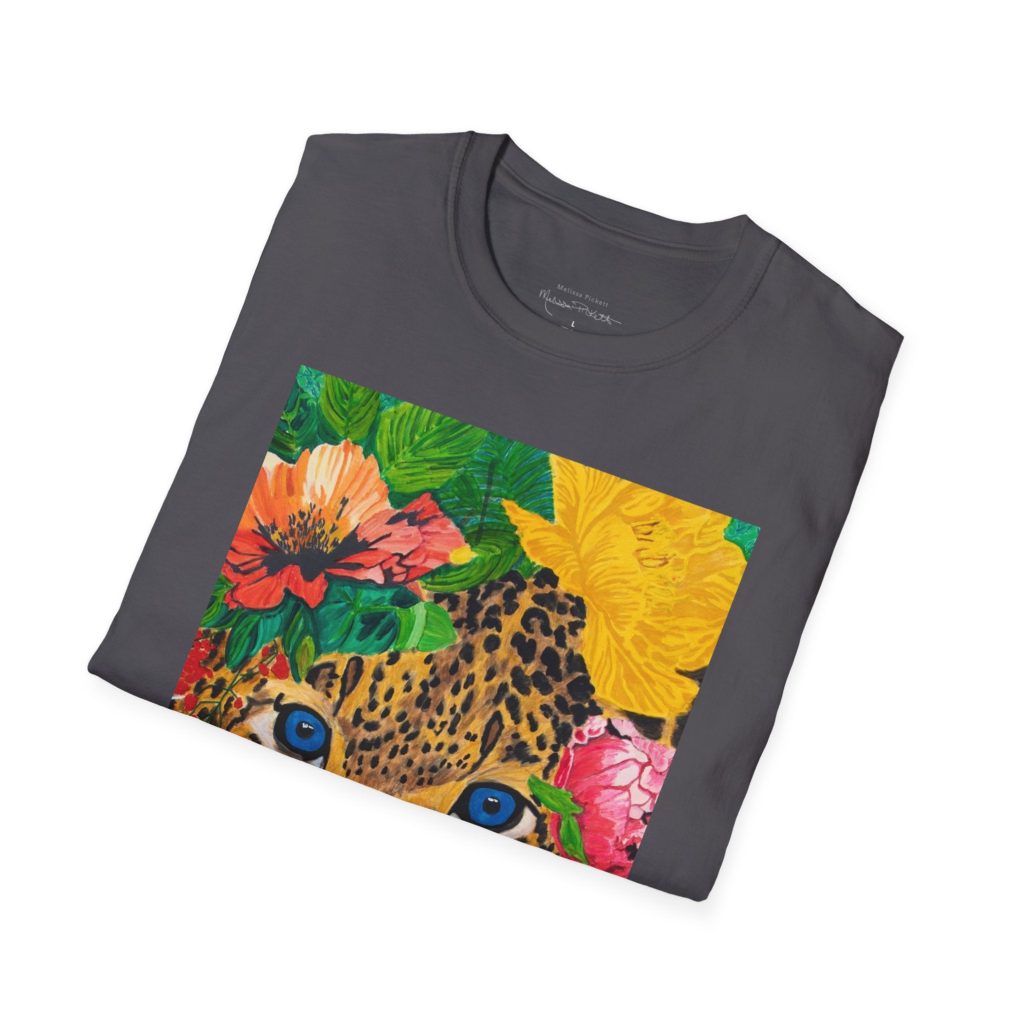 Jaguar & Flowers | Unisex Softstyle T-Shirt