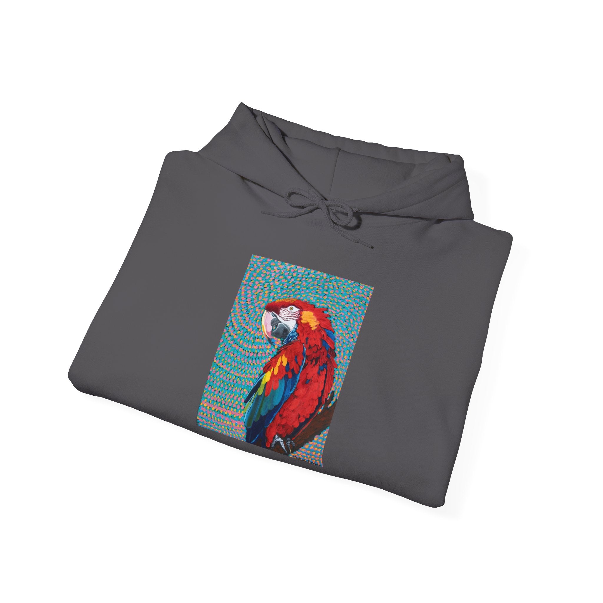 Scarlet Spiral/Directional Scarlet | Unisex Heavy Blend™ Hooded Sweatshirt