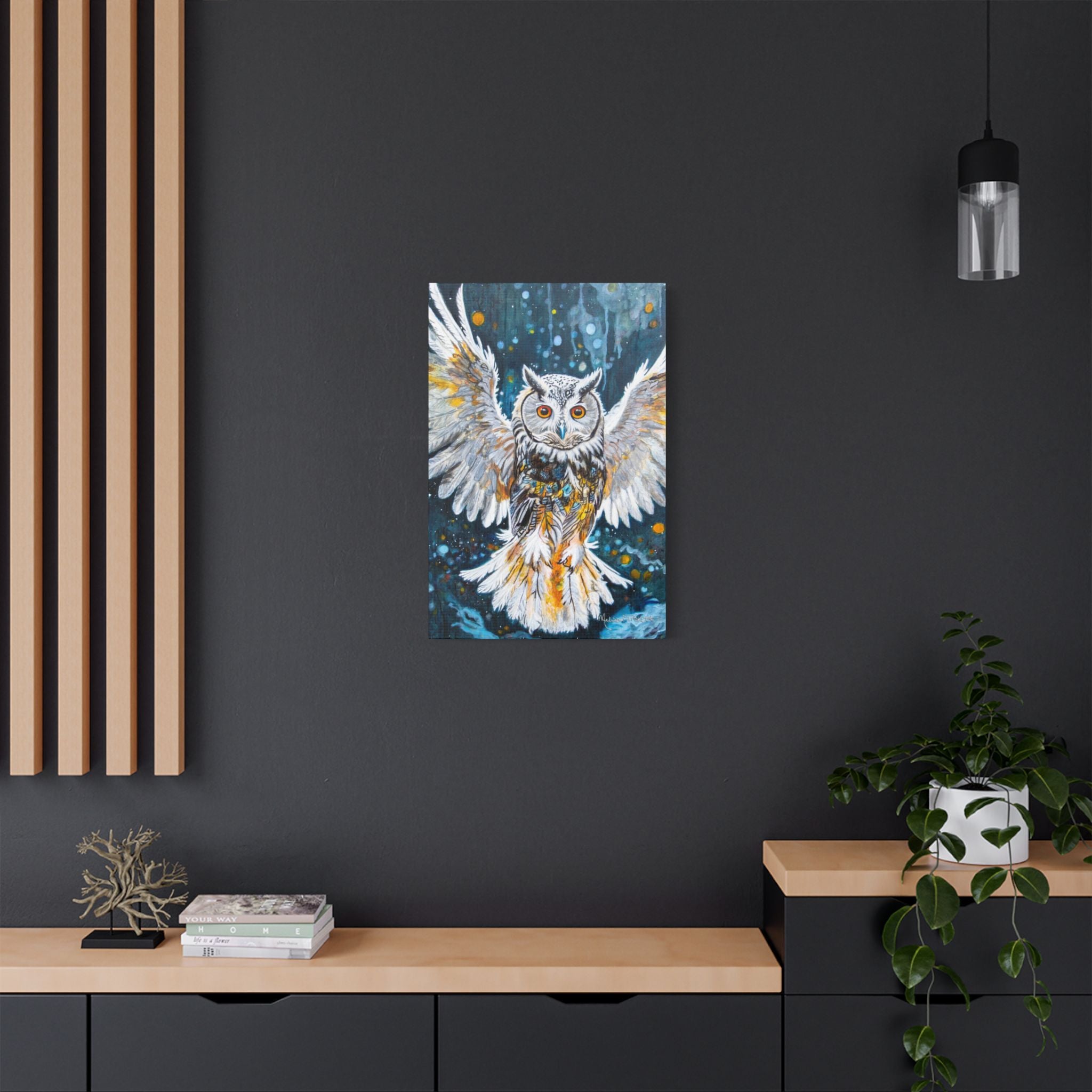 Winston | Satin Canvas, Stretched